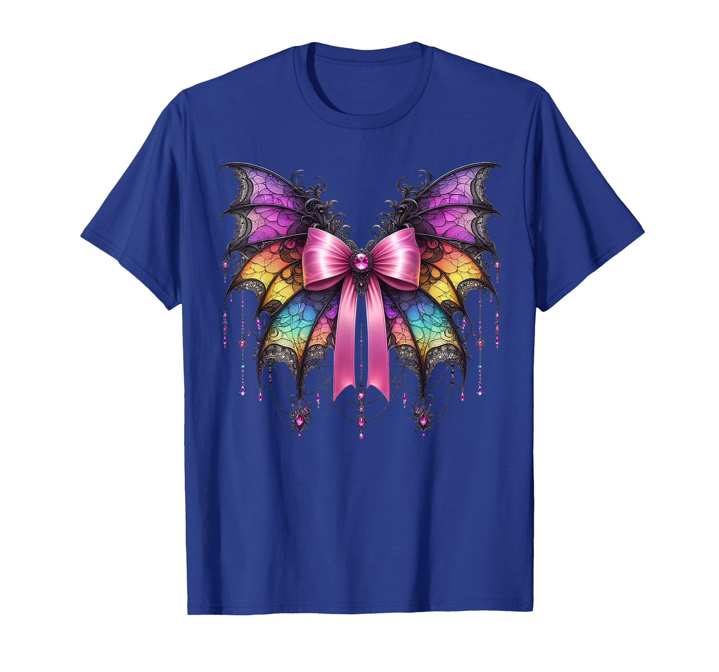 Bat Coquette Bow Halloween Coquette Spooky Gothic Y2k T-Shirt