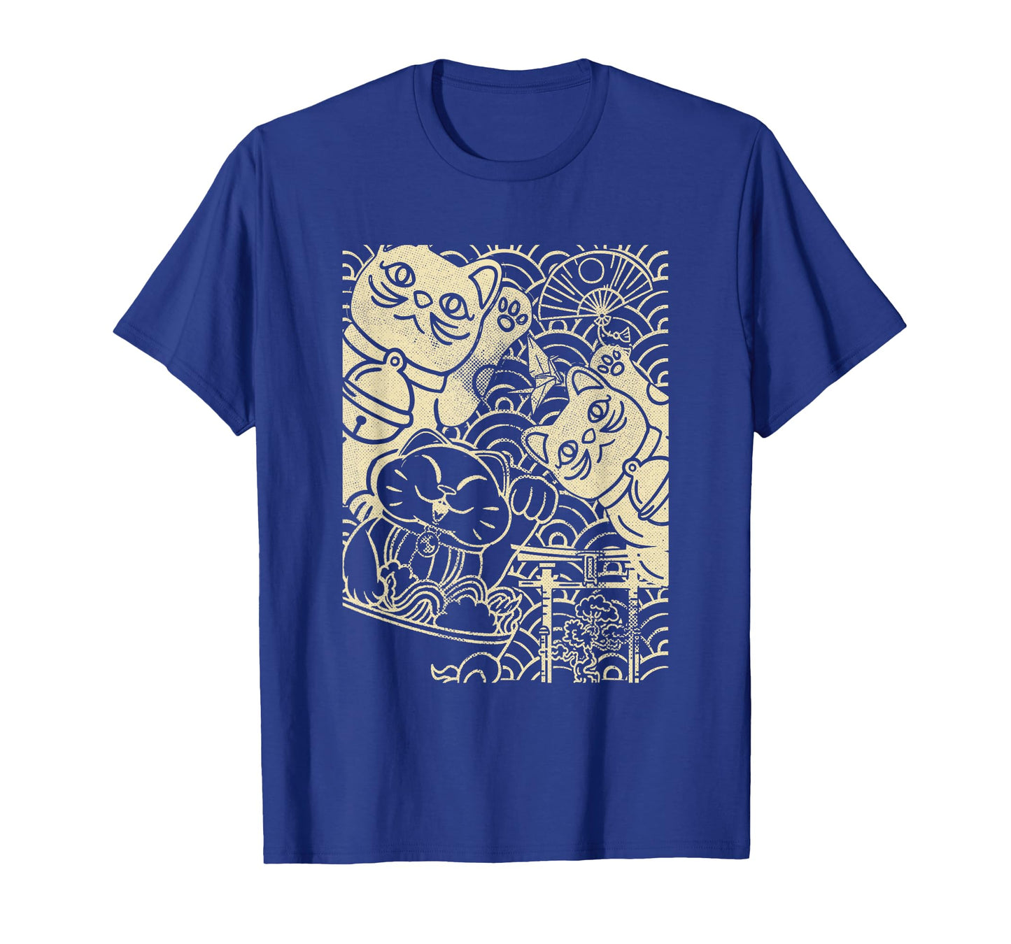Lucky Cat Maneki-Neko Japanese Good Luck Japan Life T-Shirt