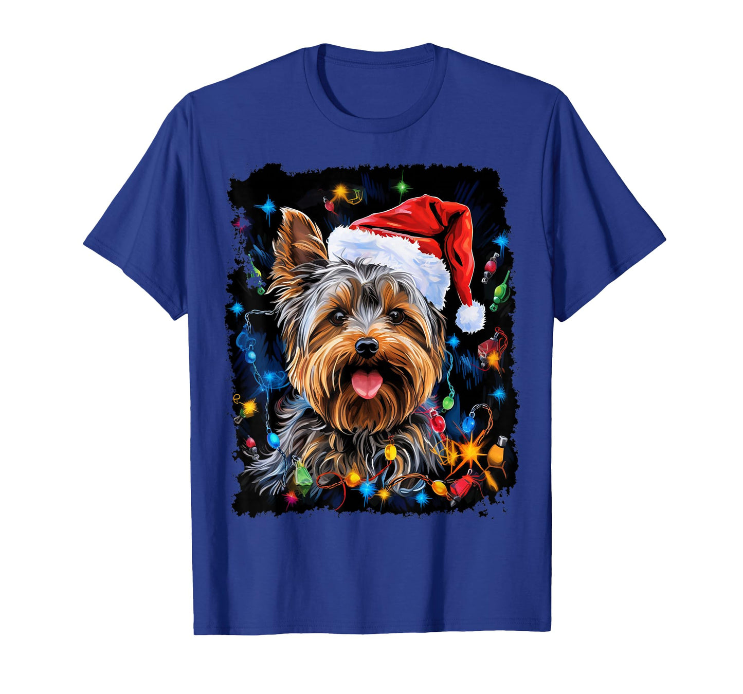 Dog Christmas Yorkshire Terrier T-Shirt