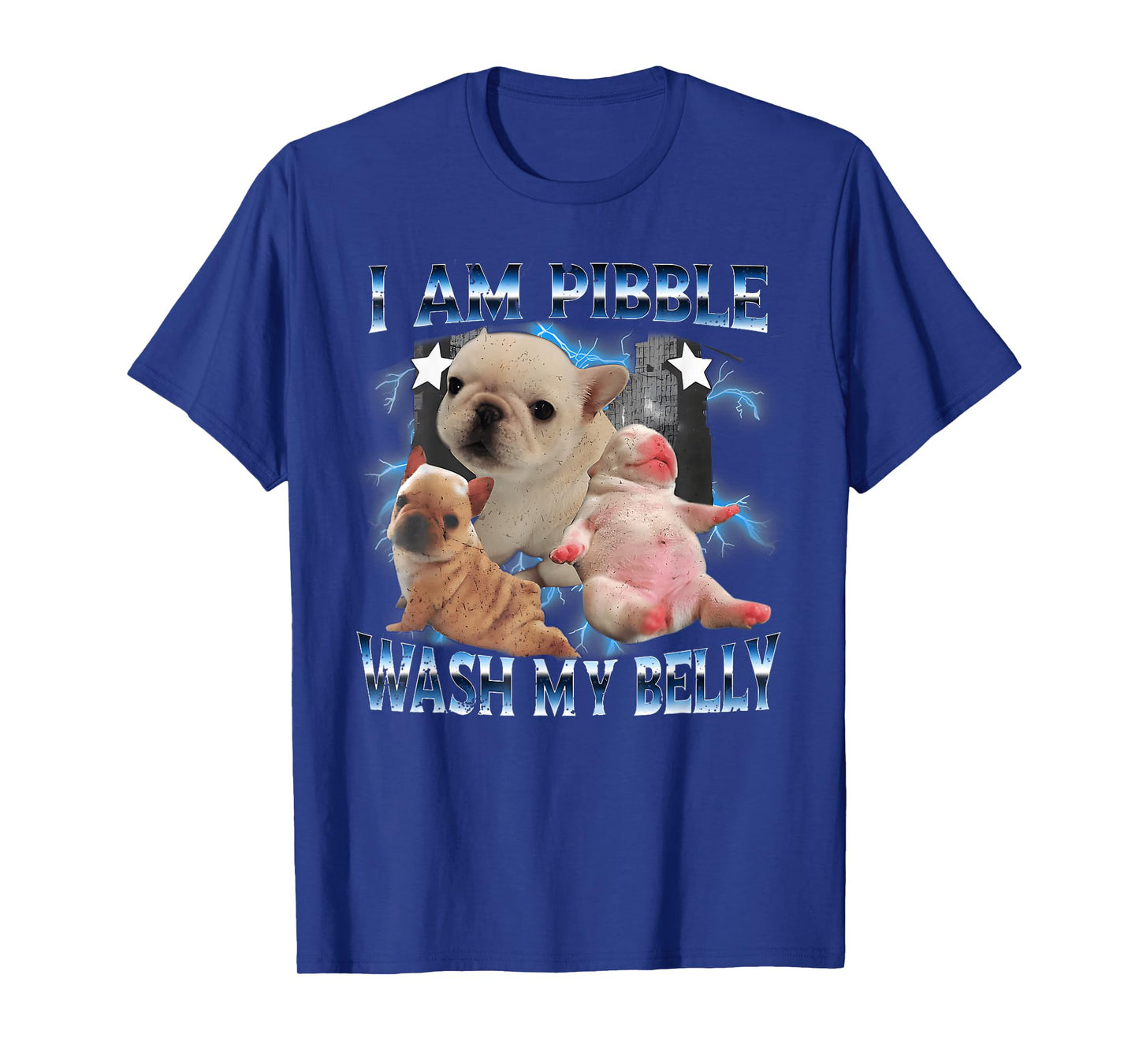I Am Pibble Wash My Belly Pibble Meme Funny Dog Brainrot T-Shirt