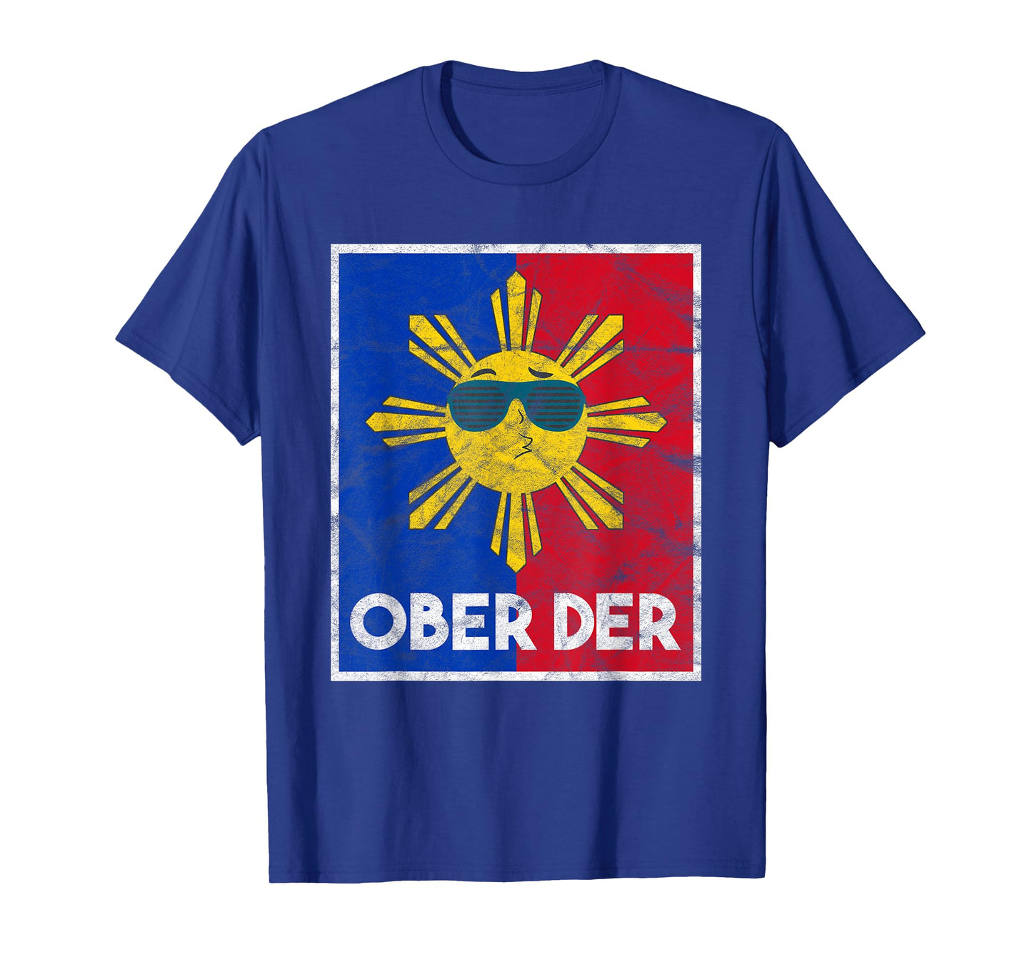 Philippines Filipina Pride Filipino Flag Ober Der Sun T-Shirt