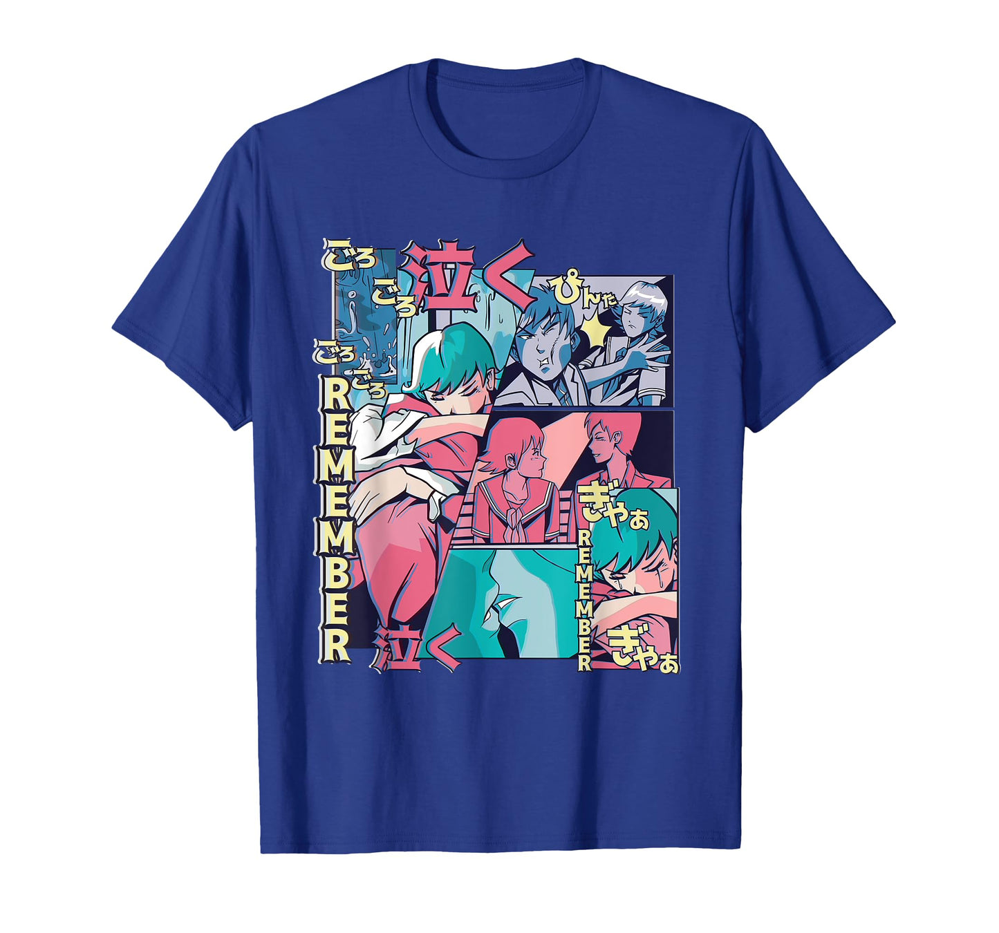 Anime Remember Sad Comic – Retro Emotional Art T-Shirt