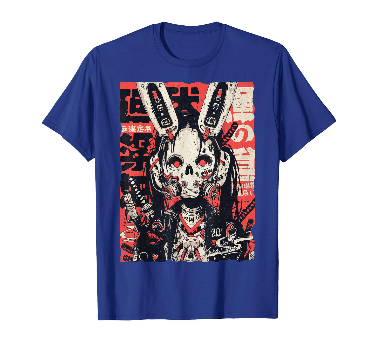Japan Streetwear Cyberpunk Y2K Techwear Retro Manga Anime T-Shirt