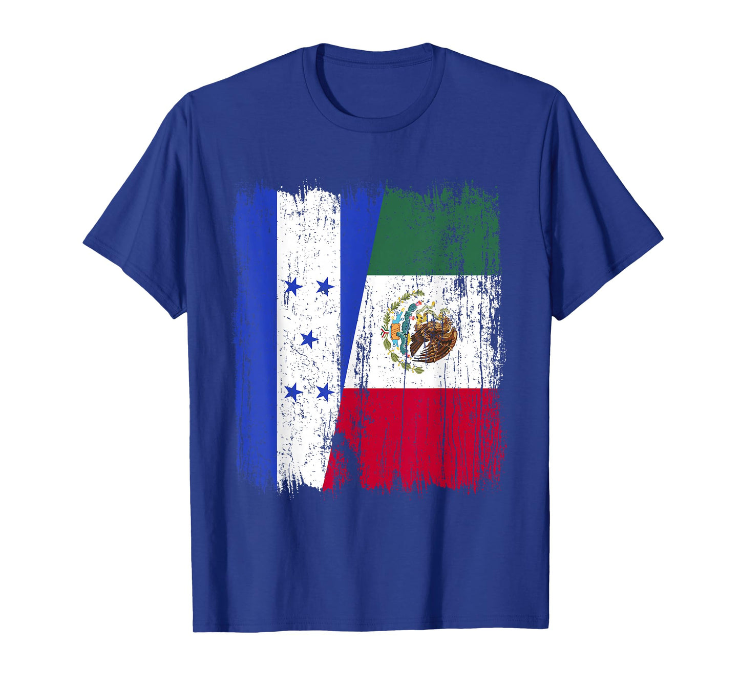 Honduras Mexico Half Flag Honduran Mexican Heritage T-Shirt