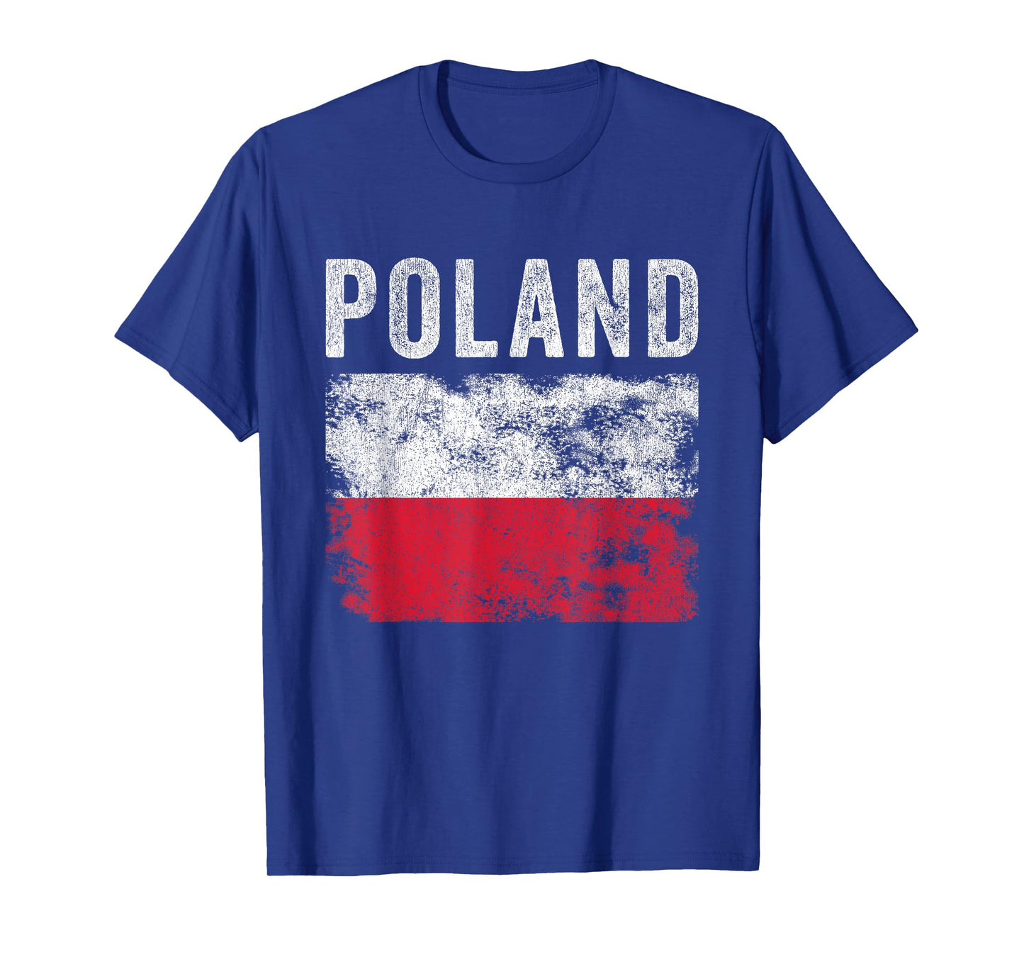 Poland Flag Distressed - Men Women Kids - Polish Flag T-Shirt