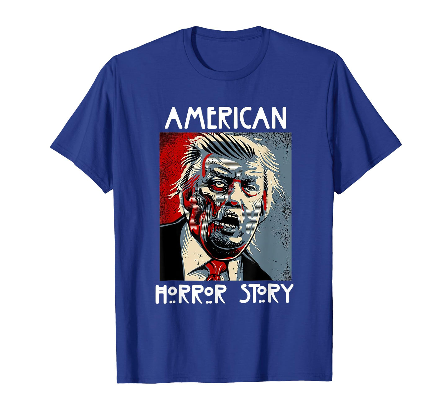 President Horror American Zombie Story Halloween Trump 2025 T-Shirt