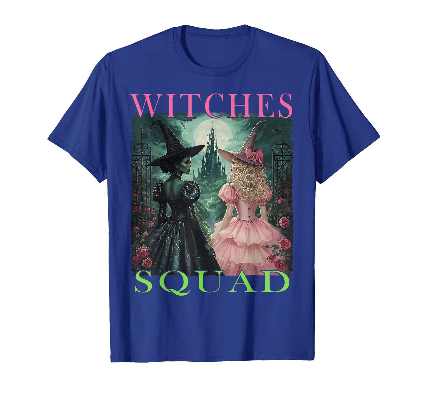Witch Squad Halloween Witches Pink & Green Witchcraft Women T-Shirt