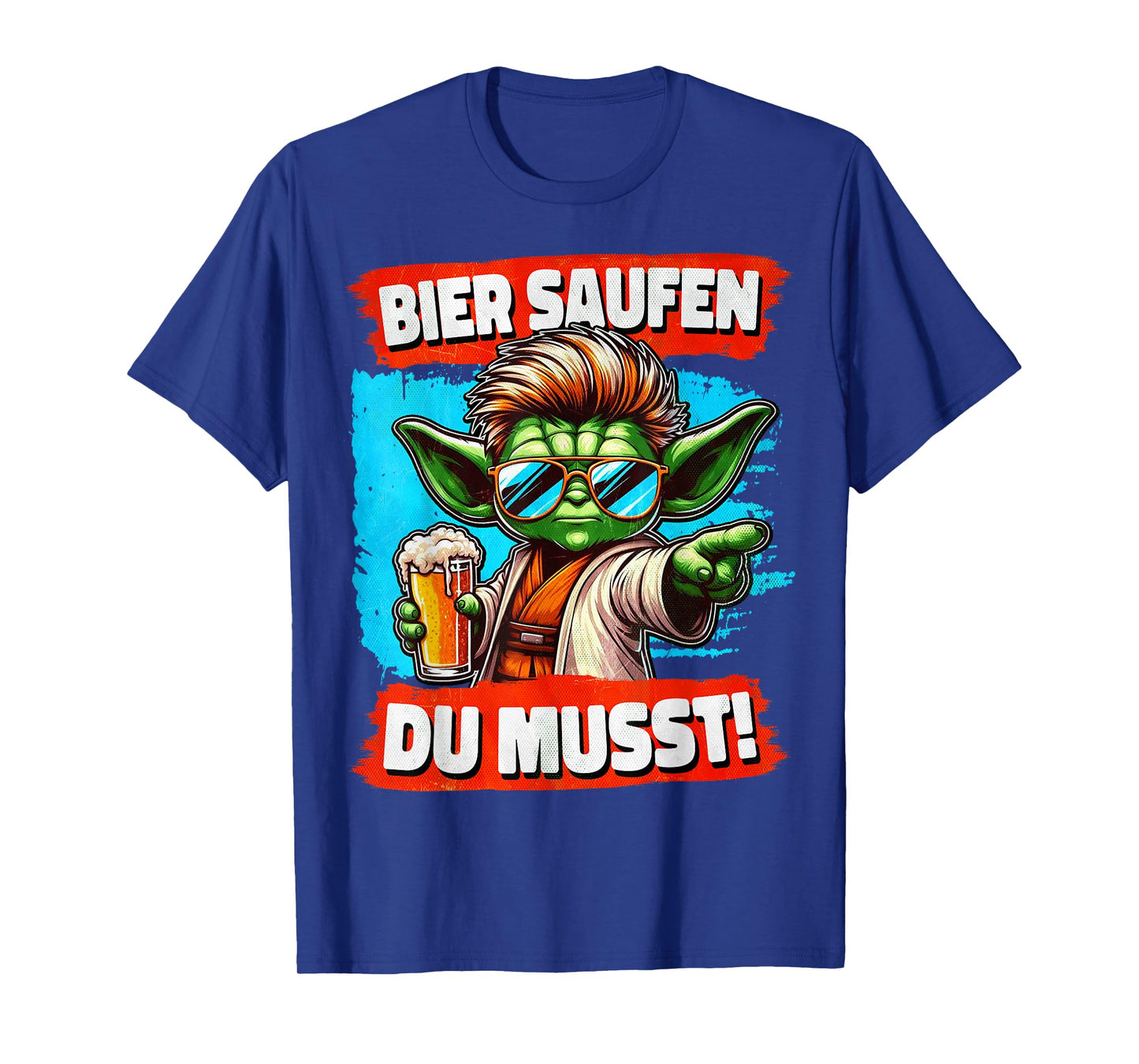 Bier Saufen Du musst - Funny Sayings [German Language] T-Shirt