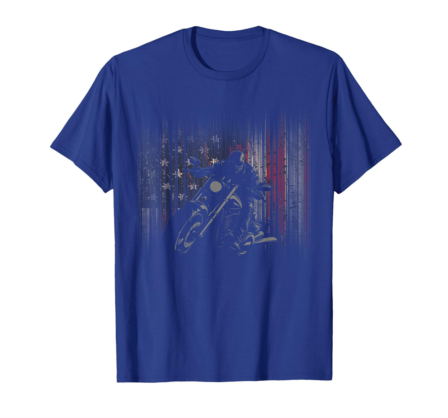 American Flag Motorcycle T-Shirt