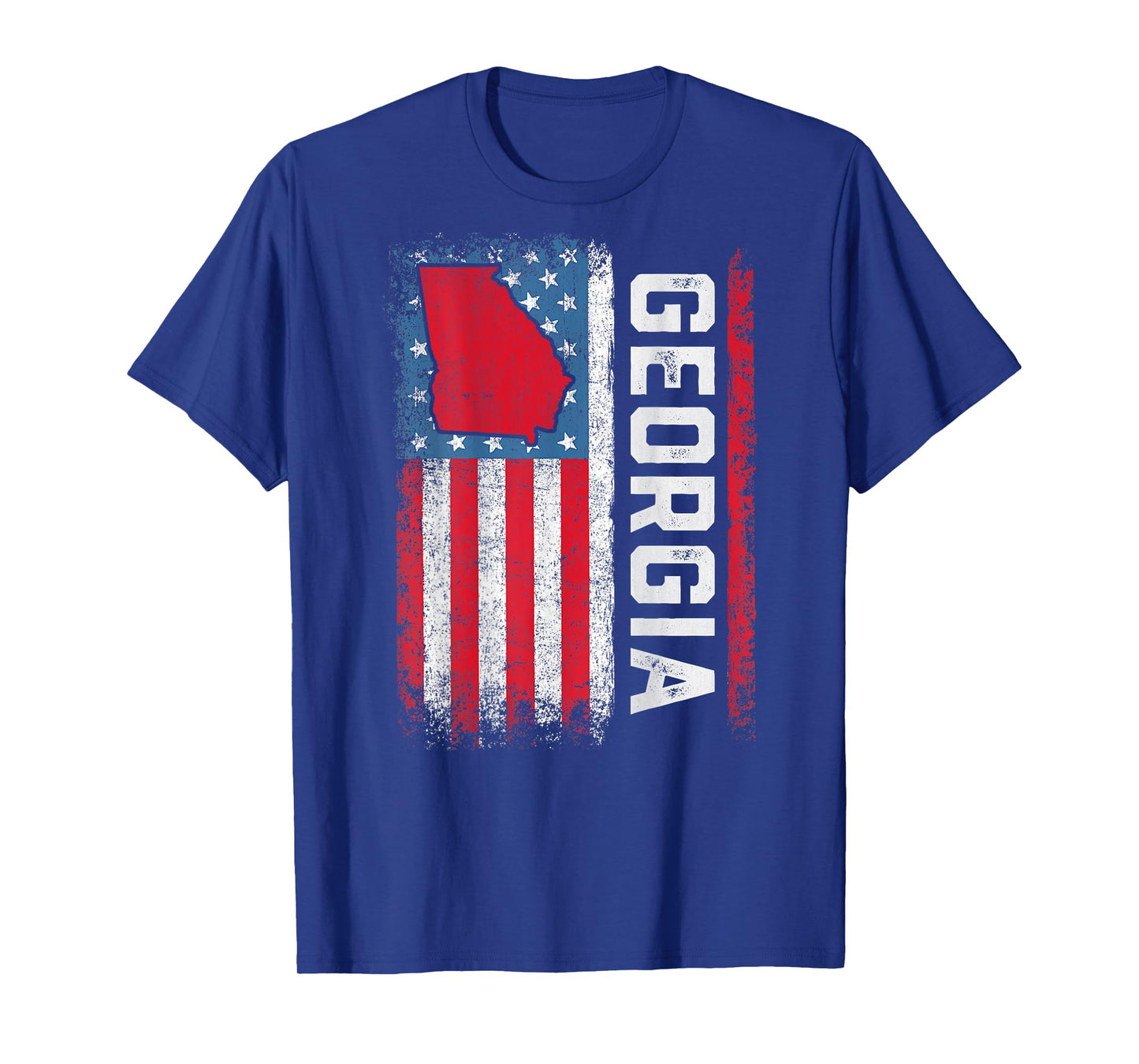 Vintage Georgia State USA Flag Shirt Georgia (On Back) T-Shirt