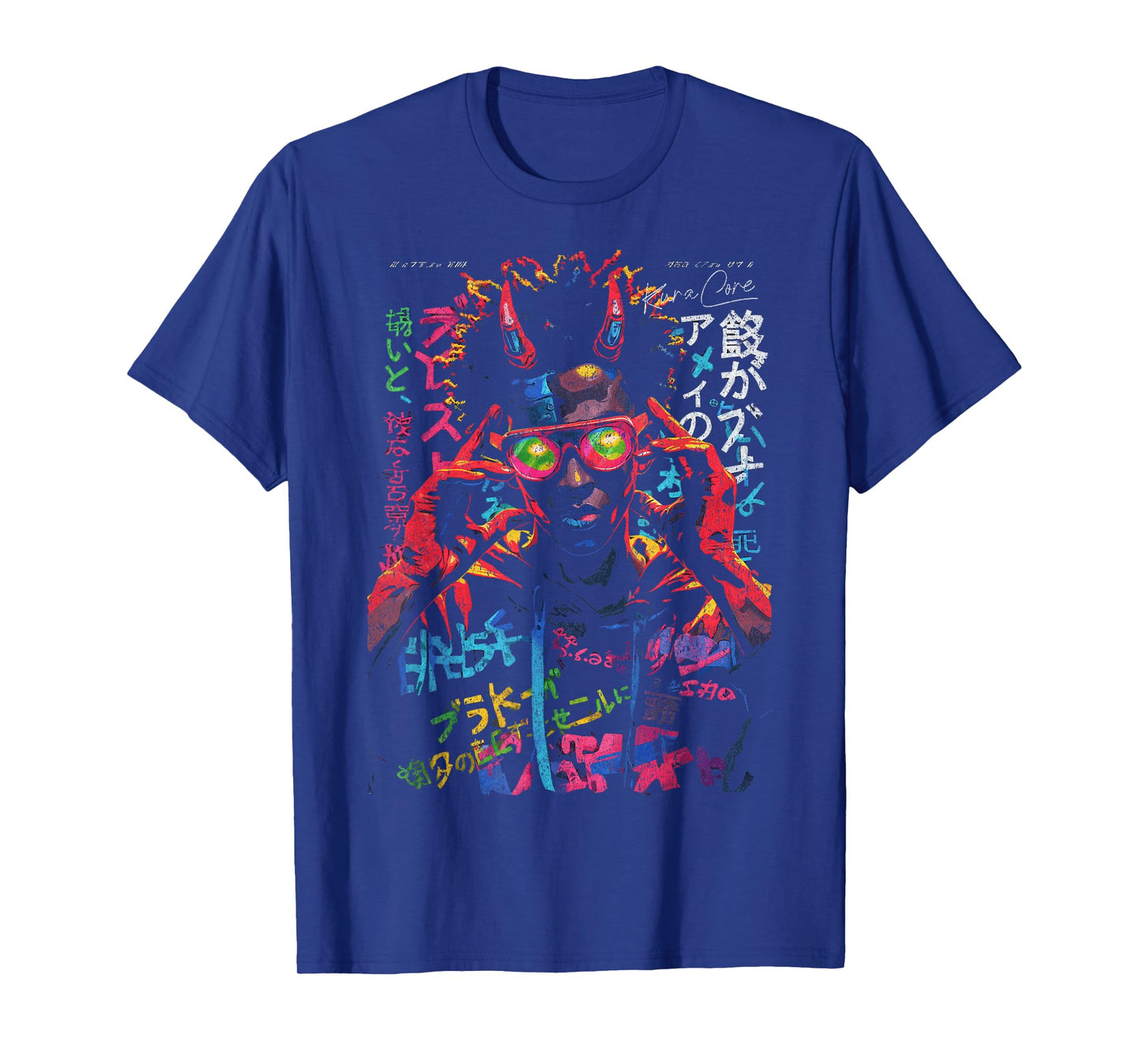 Japanese Streetwear Afro Cyberpunk Y2K Techwear Manga Anime T-Shirt
