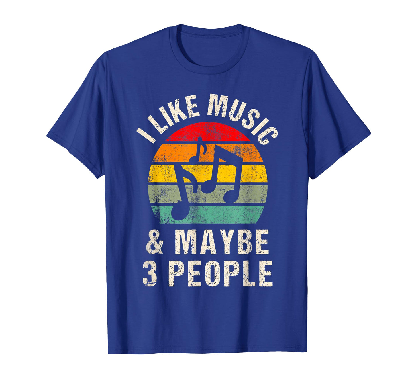I like music and maybe 3 people men and women T-Shirt