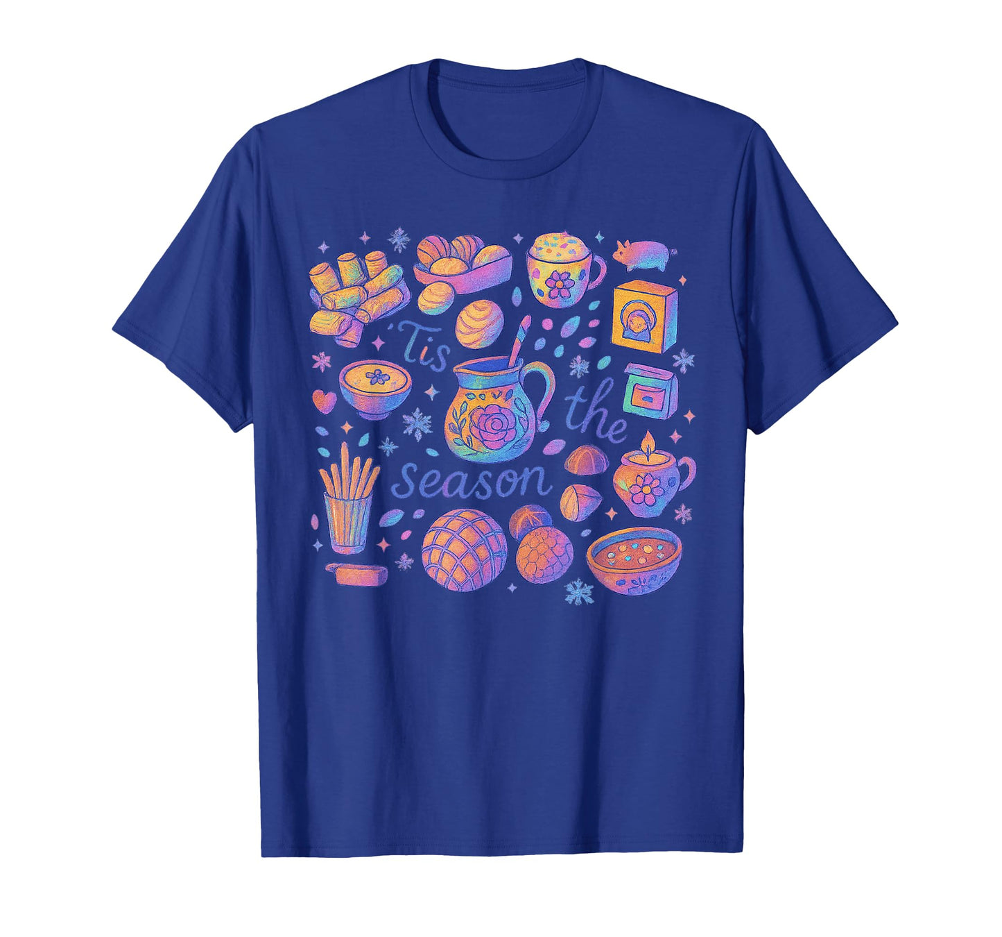 Funny Tis The Season Christmas Tree Santa Funny Sweet T-Shirt