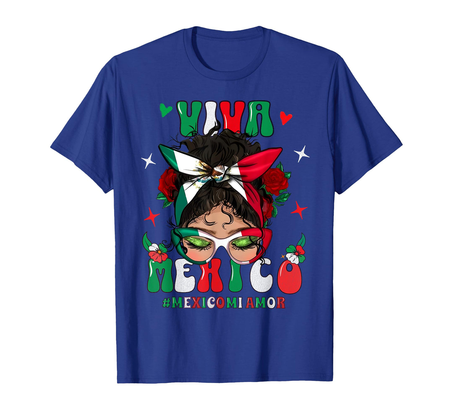 Viva Mexico Apparel Mexican Flag Kids Girl Women Pride T-Shirt