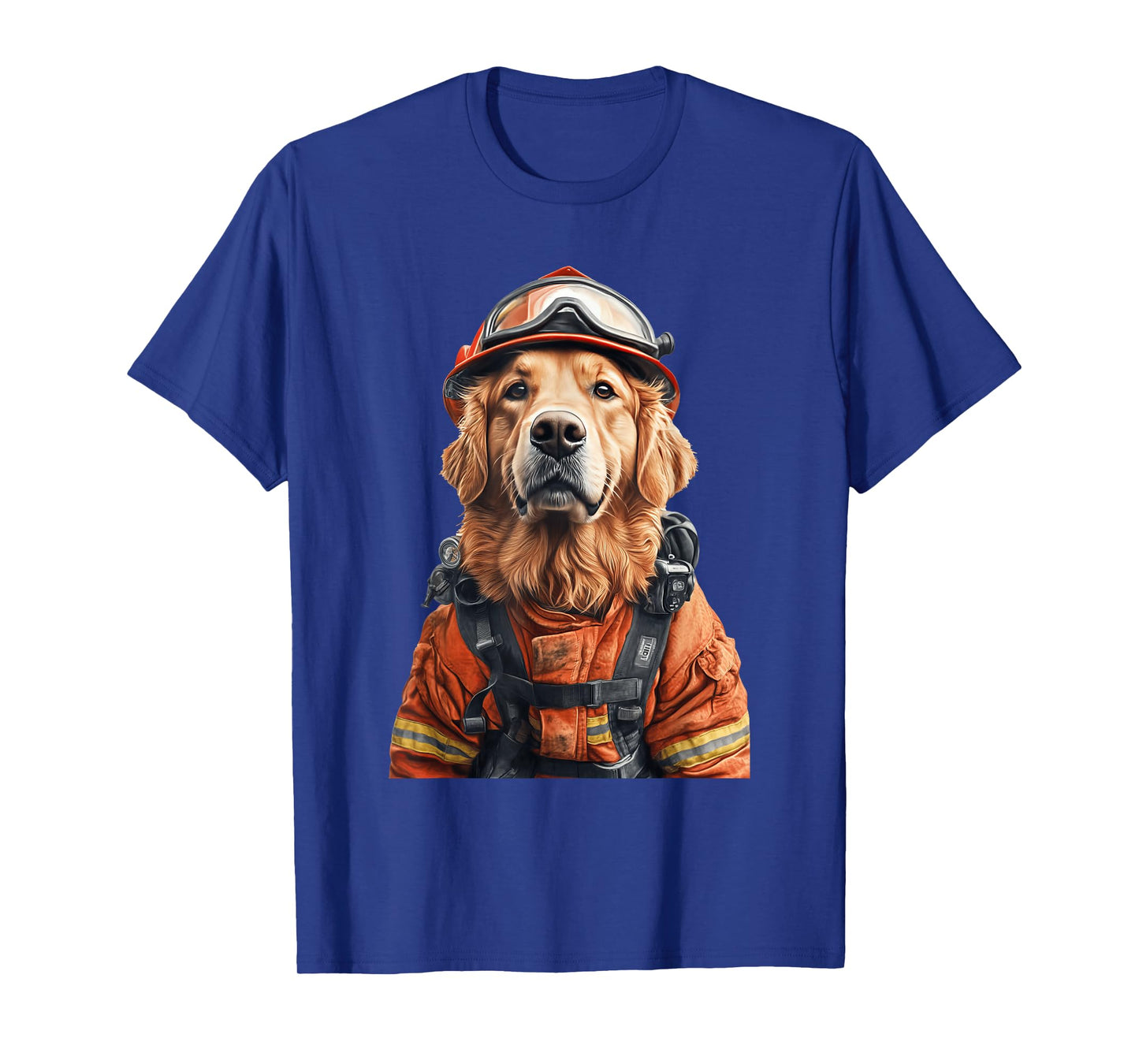 Golden Retriever Firefighter T-Shirt