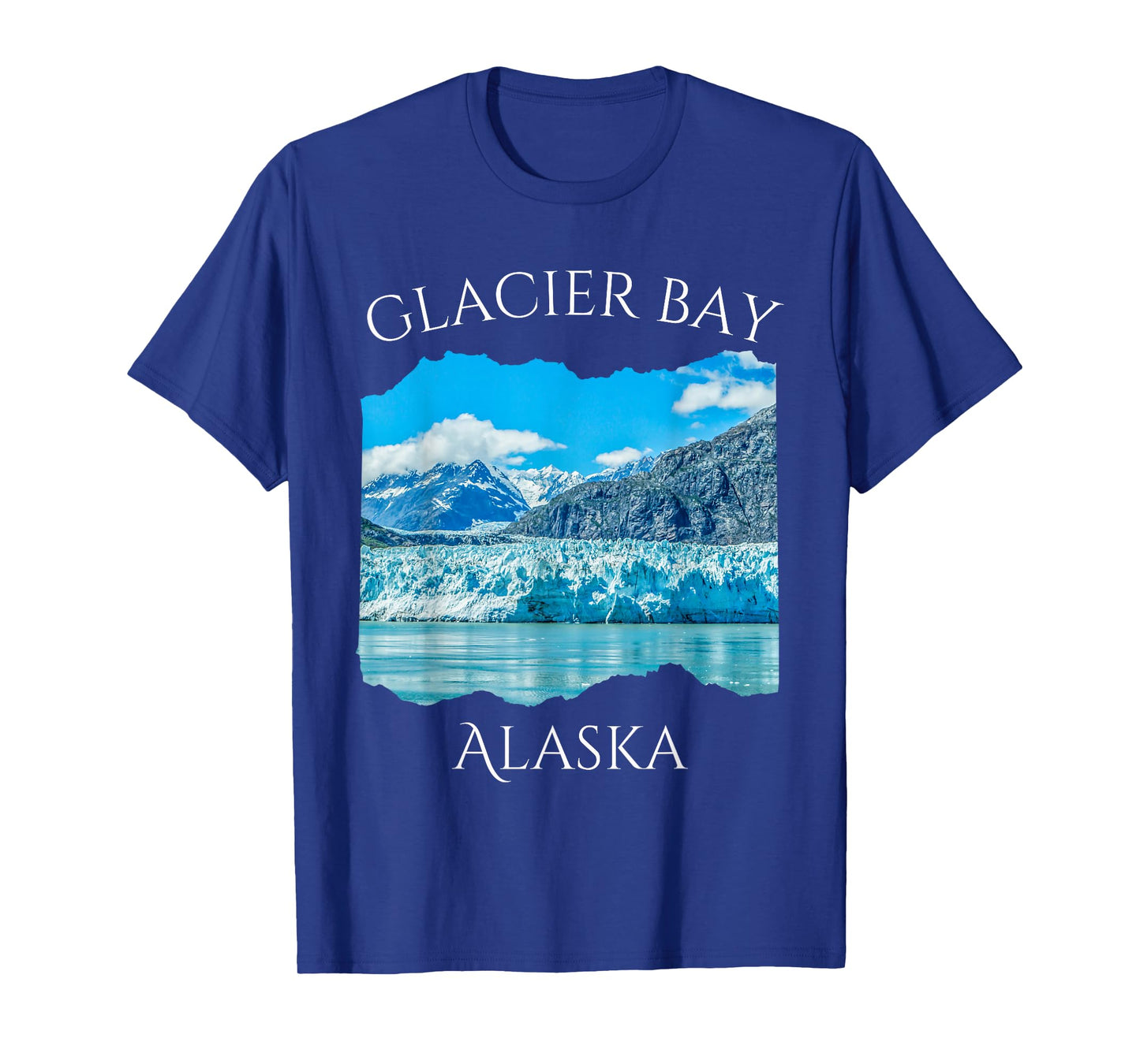 Alaska Souvenir of Glacier Bay Iconic Alaskan Landscape Ice T-Shirt