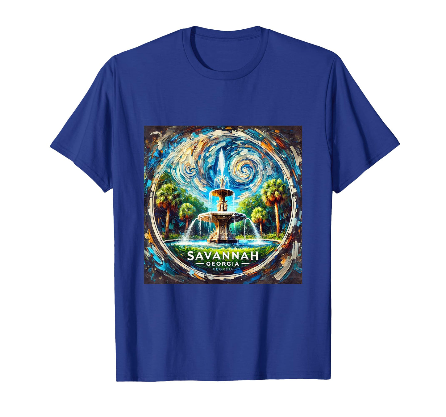Savannah Fountain, Savannah Georgia T-Shirt
