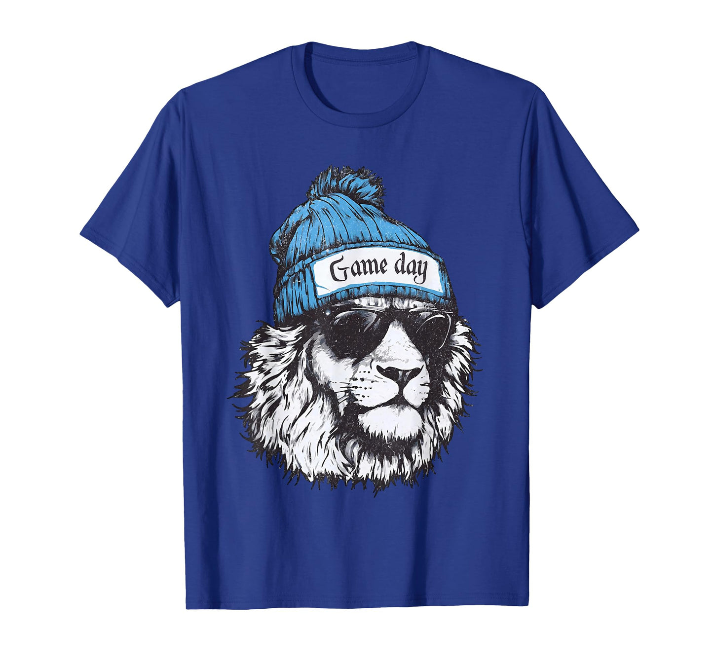 Touchdown American Football Game Day Thanksgiving Lion Cool T-Shirt