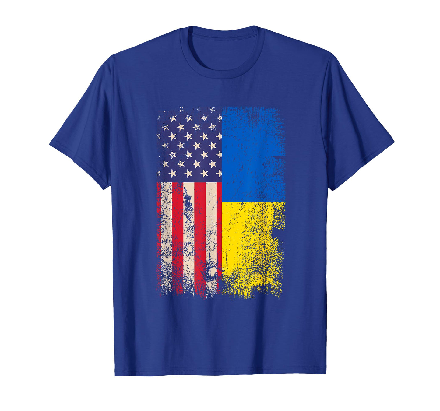 Ukrainian American Flag Ukraine USA Roots Women Men T-Shirt