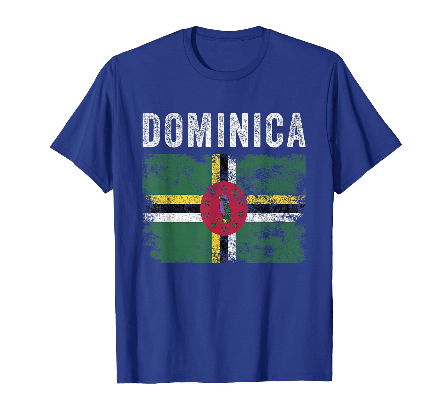 Dominica Flag Distressed - Men Women Kids - Dominican Flag T-Shirt