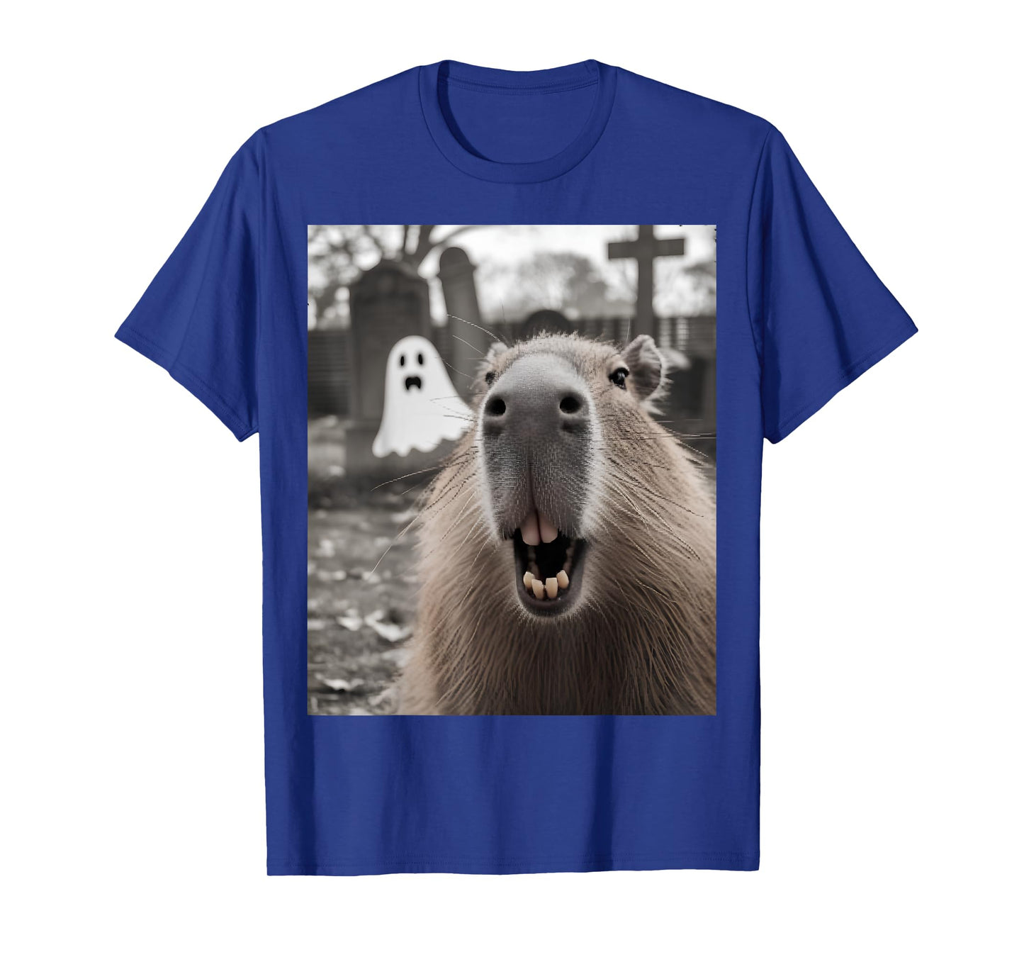 Funny Capybara Ghost Halloween Costume Capybara Halloween T-Shirt