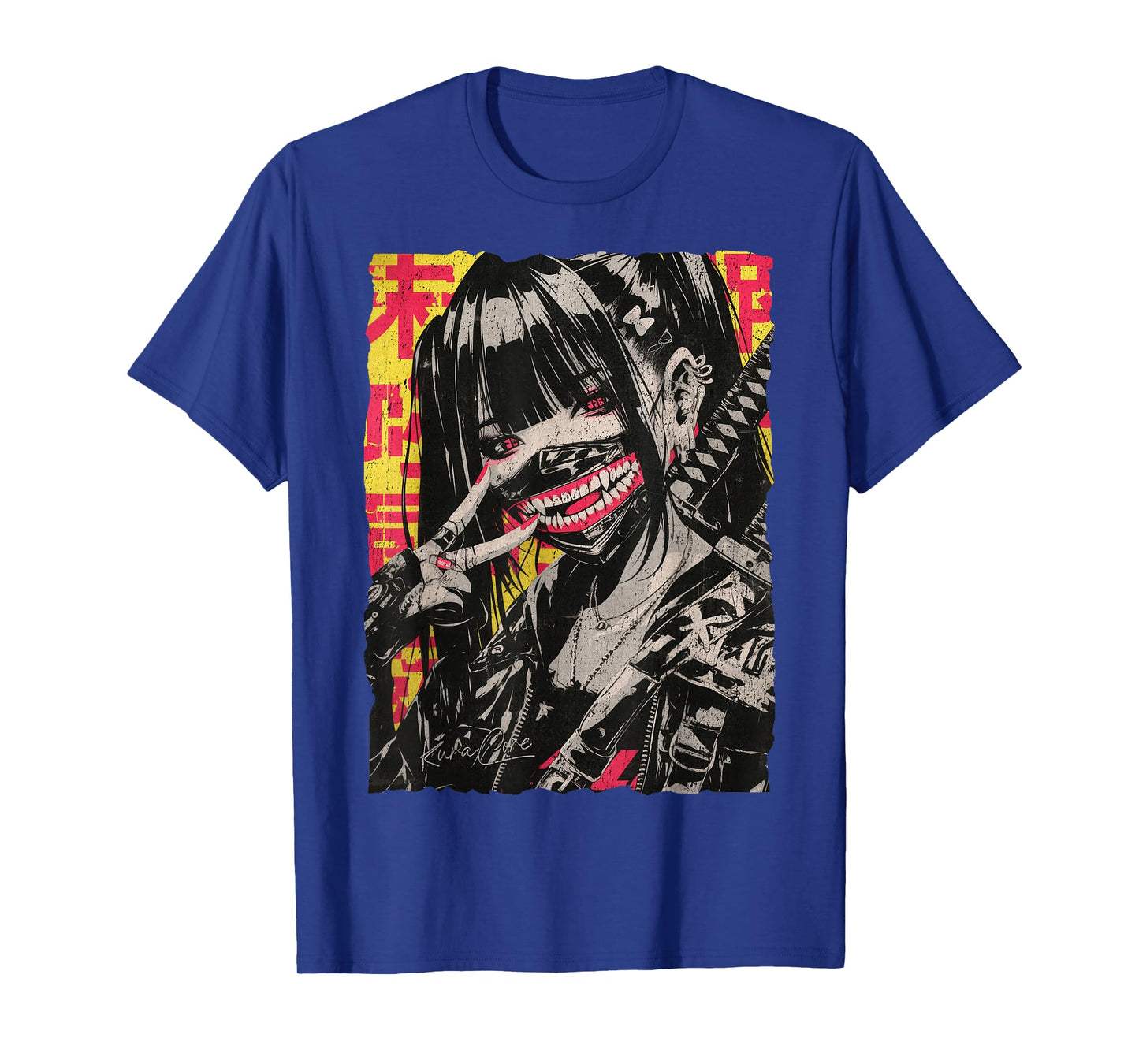Japan Streetwear Cyberpunk Y2K Hip Hop Techwear Manga Anime T-Shirt