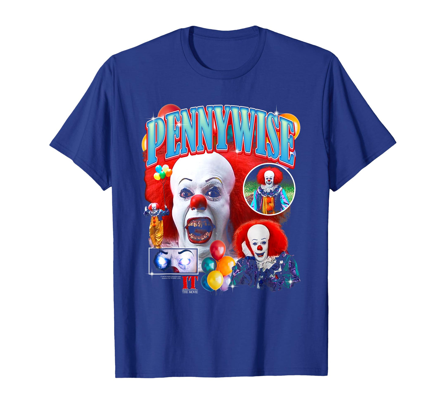 It Pennywise the Clown Collage Horror T-Shirt
