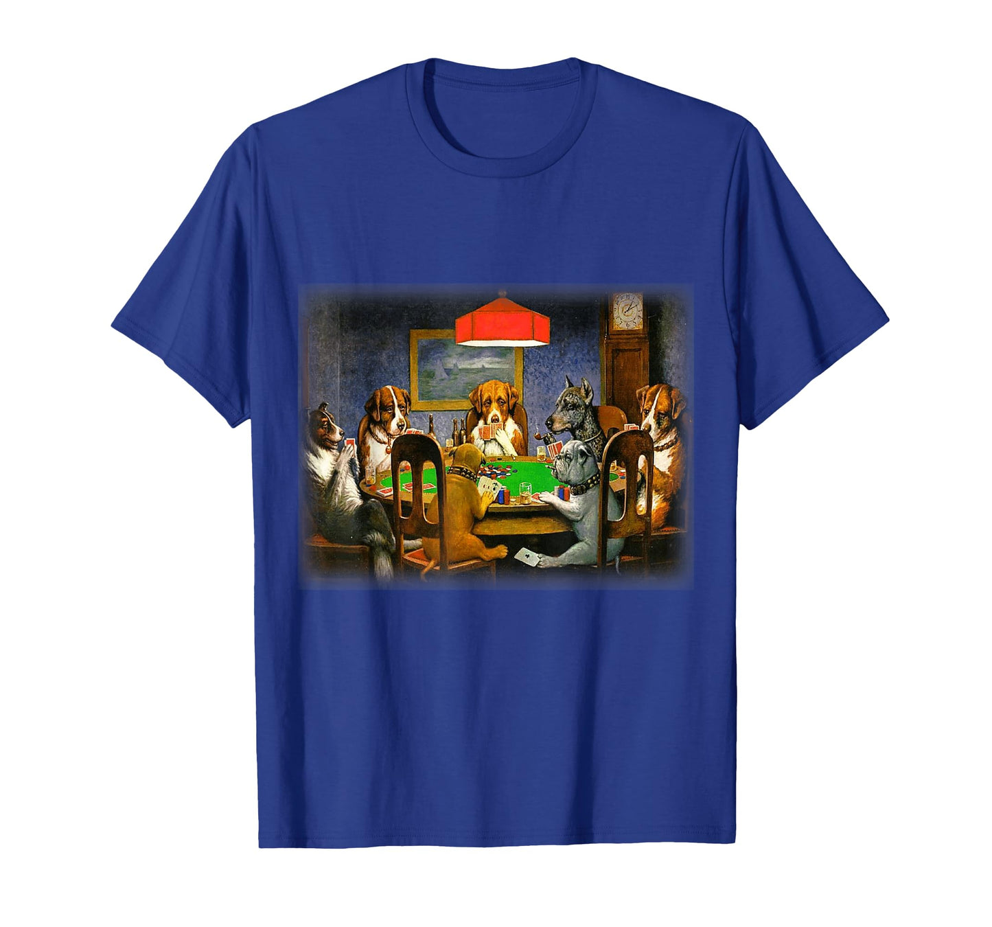 Dogs Playing Poker | A Friend in Need | Funny Dog Lover Art T-Shirt