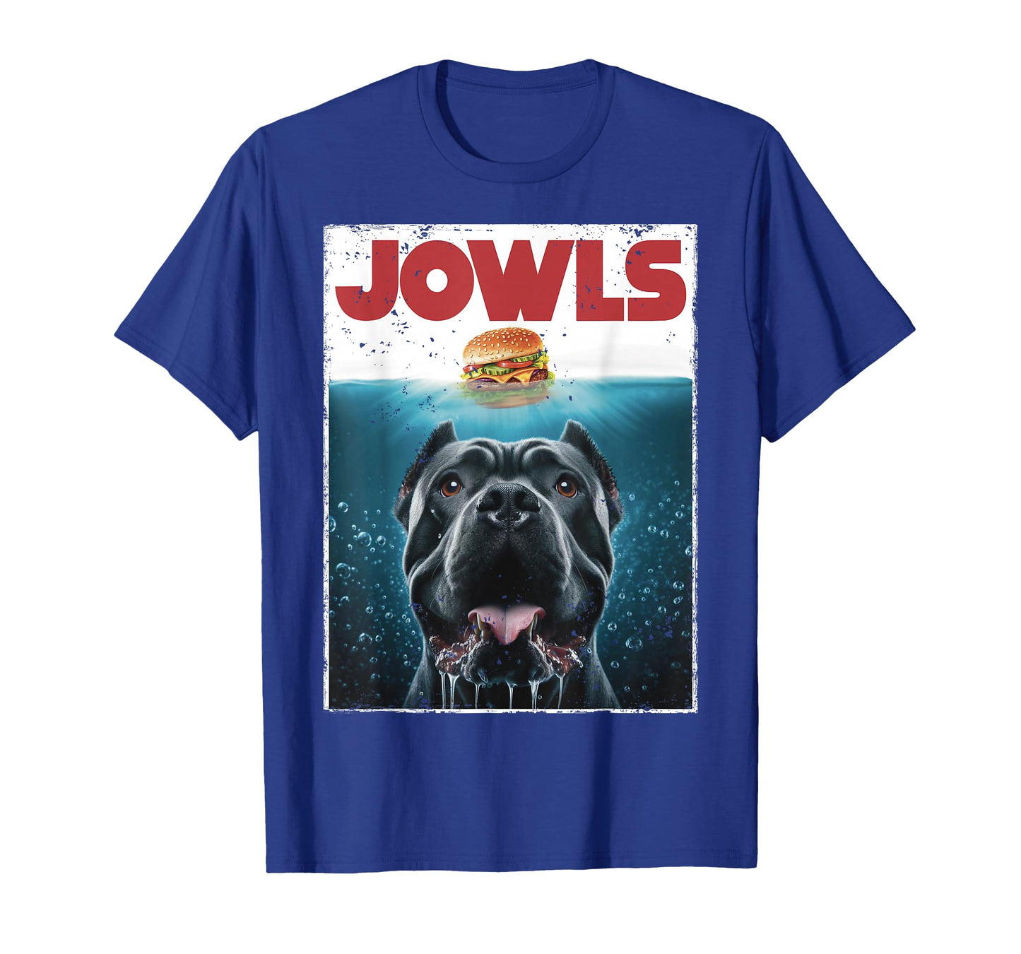 Funny Cane Corso Jowls Top, Drool Burger, Dog Mom, Dog Dad T-Shirt