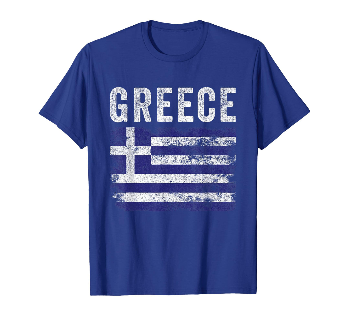 Greece Flag Distressed - Men Women Kids - Greek Flag T-Shirt