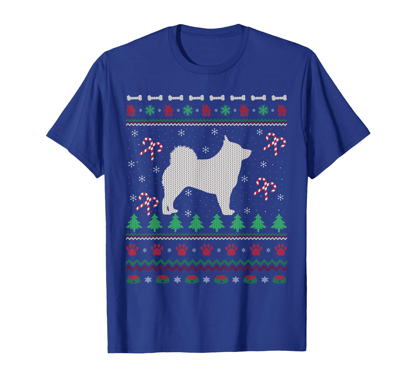Schipperke Dog Lover Xmas Ugly Schipperke Christmas Men Women Kids T-Shirt