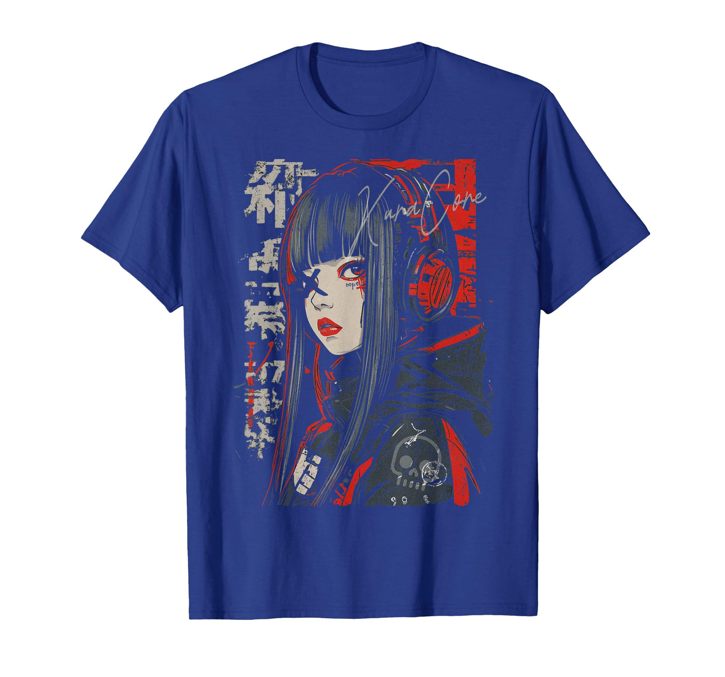 Japanese Streetwear Cyberpunk Y2K Techwear Retro Manga Anime T-Shirt