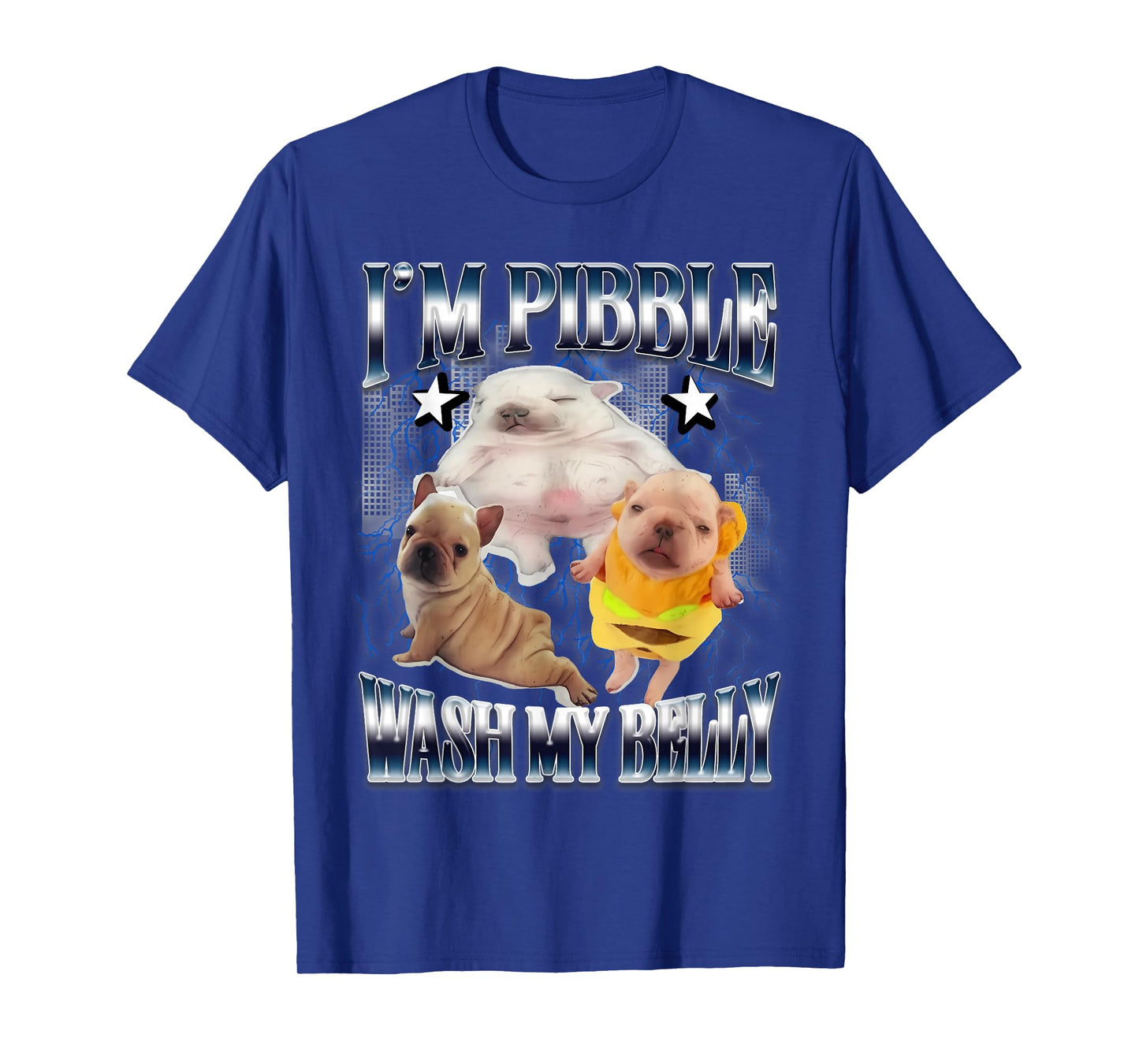 Silly Meme pibble Meme wash My Belly Clean My Belly Meme T-Shirt