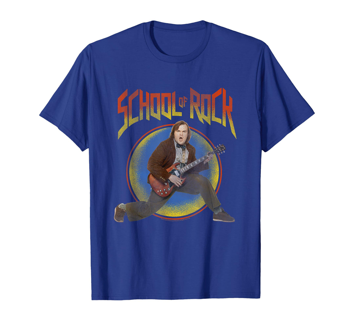 School of Rock Distressed Colorful Edit T-Shirt