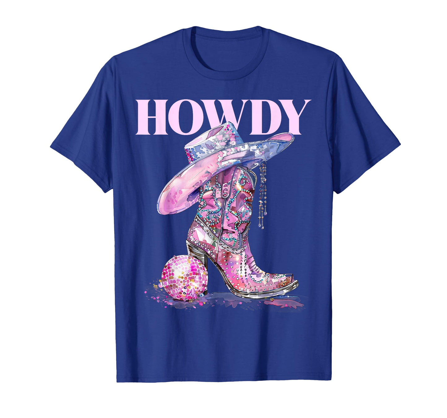 Howdy Cowgirl Country Concert Outfit Rodeo Disco Western T-Shirt