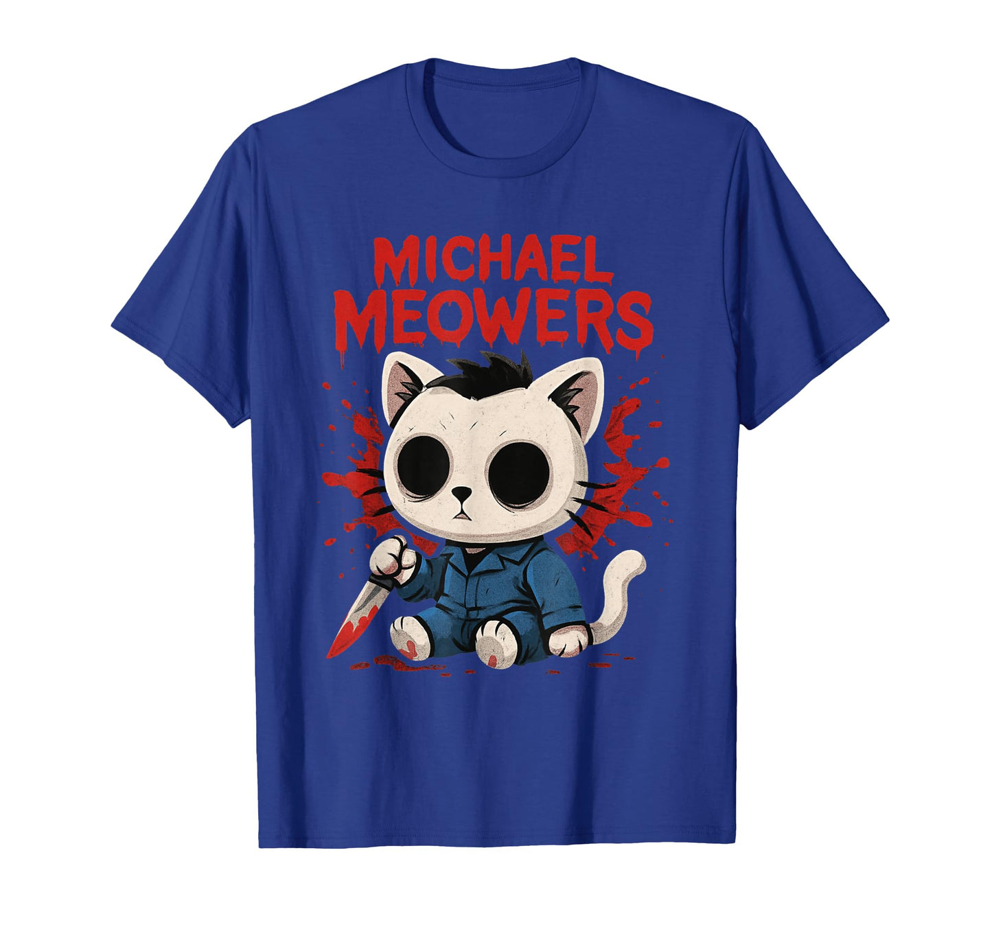 Michael Meowers Halloween Cat Funny Horror Parody Cat Lovers T-Shirt