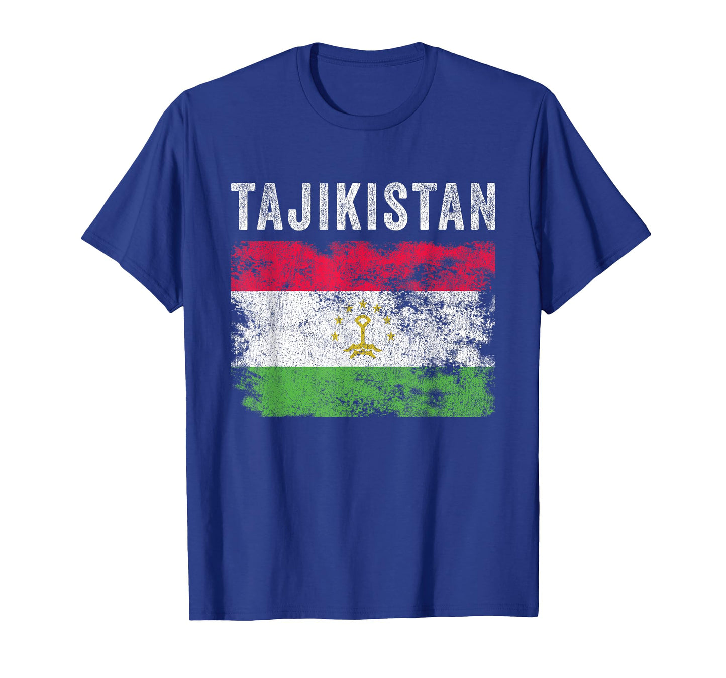 Tajikistan Flag Distressed - Men Women - Tajikistani Flag T-Shirt