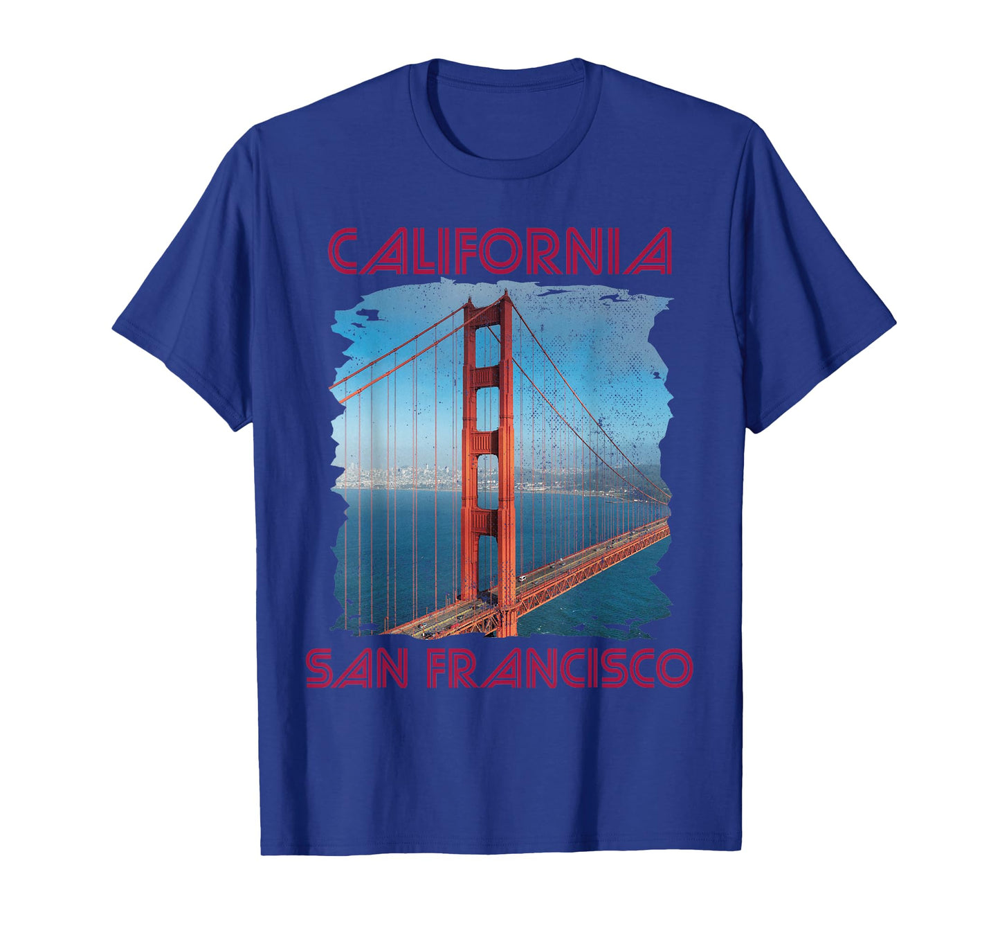 California Golden Gate Bridge Souvenir San Francisco Tour T-Shirt