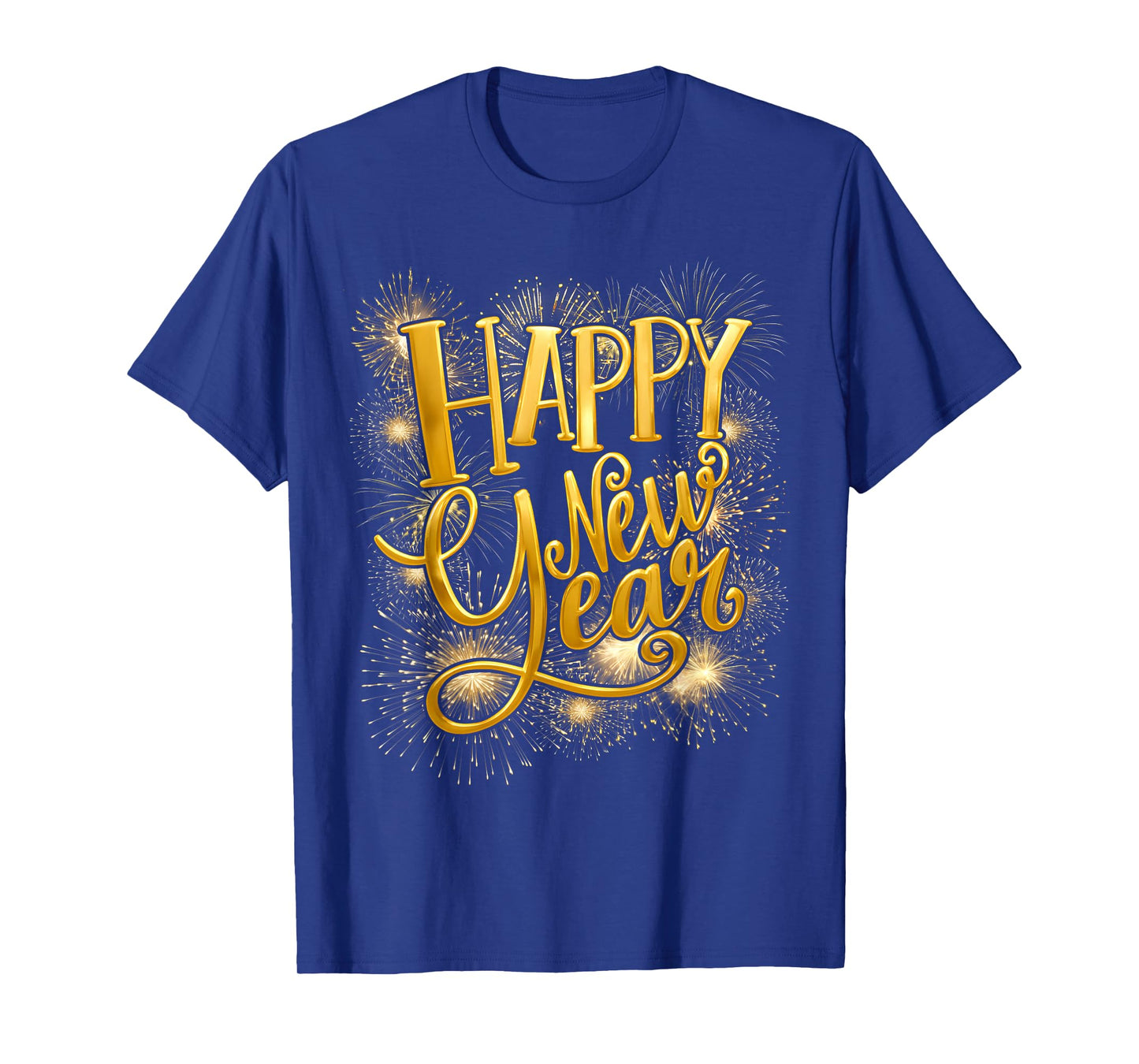 Happy New Year Fire Work Family Matching Men Women Kid T-Shirt