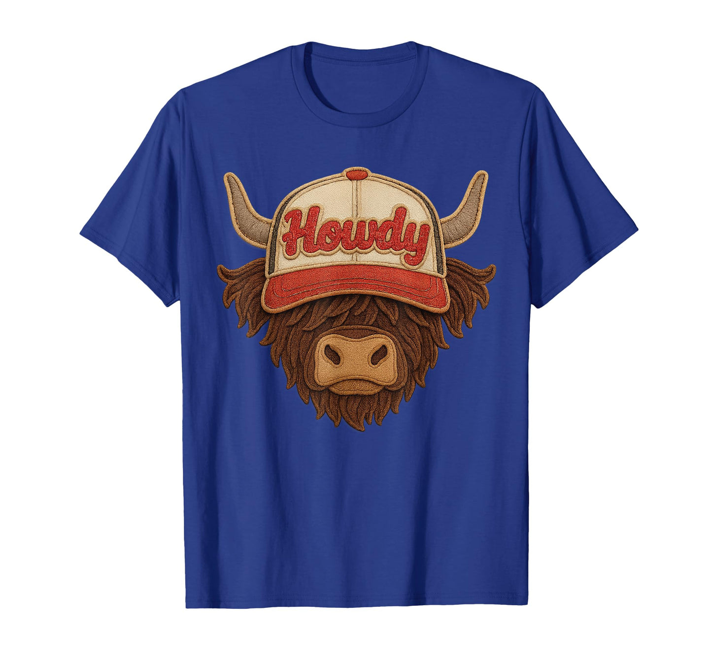 Howdy Western Cute Highland Cow Rodeo Men Women Kids T-Shirt