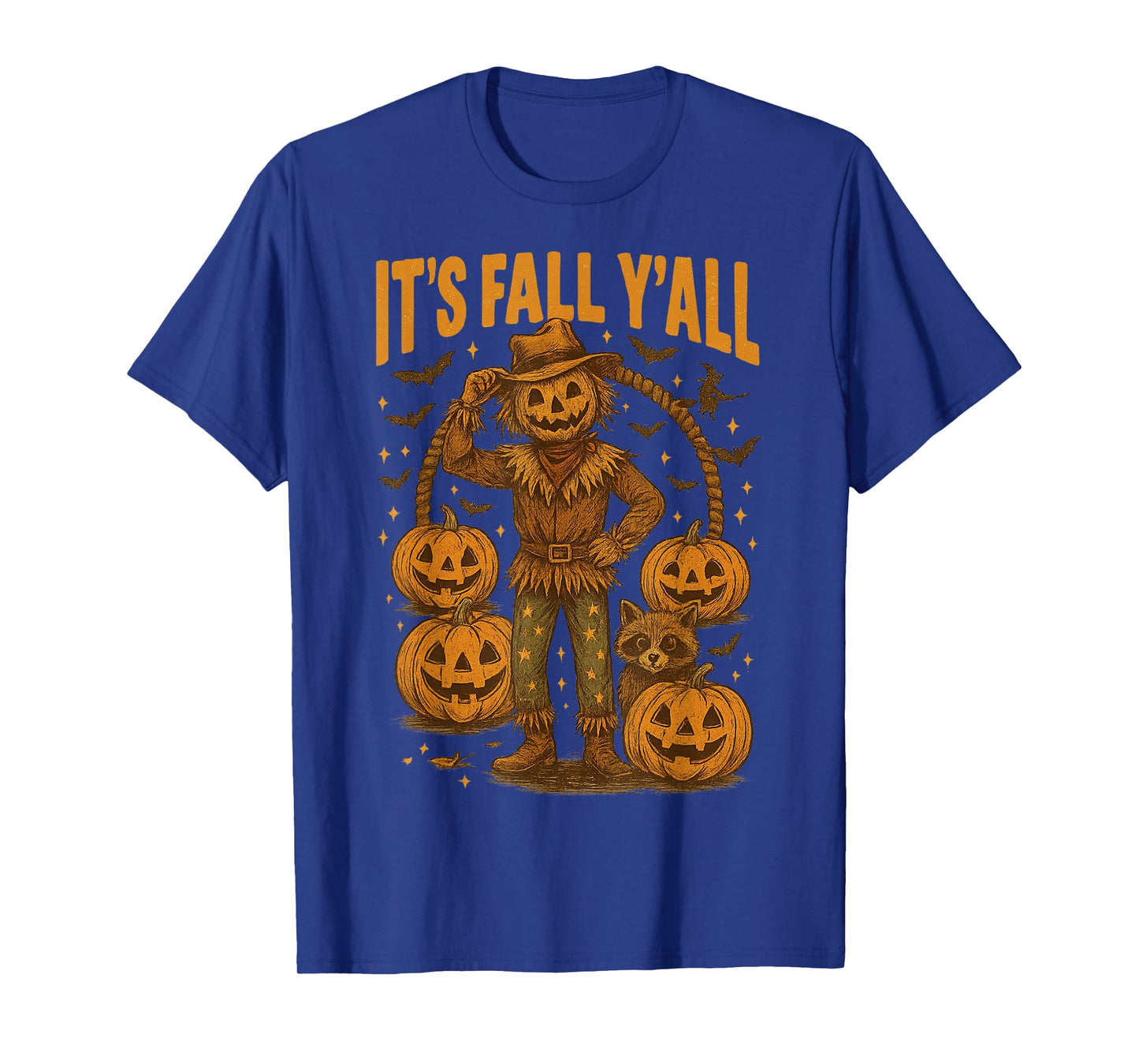 It's Fall Yall Thankful Grateful Scarecrow Thanksgiving PUM T-Shirt