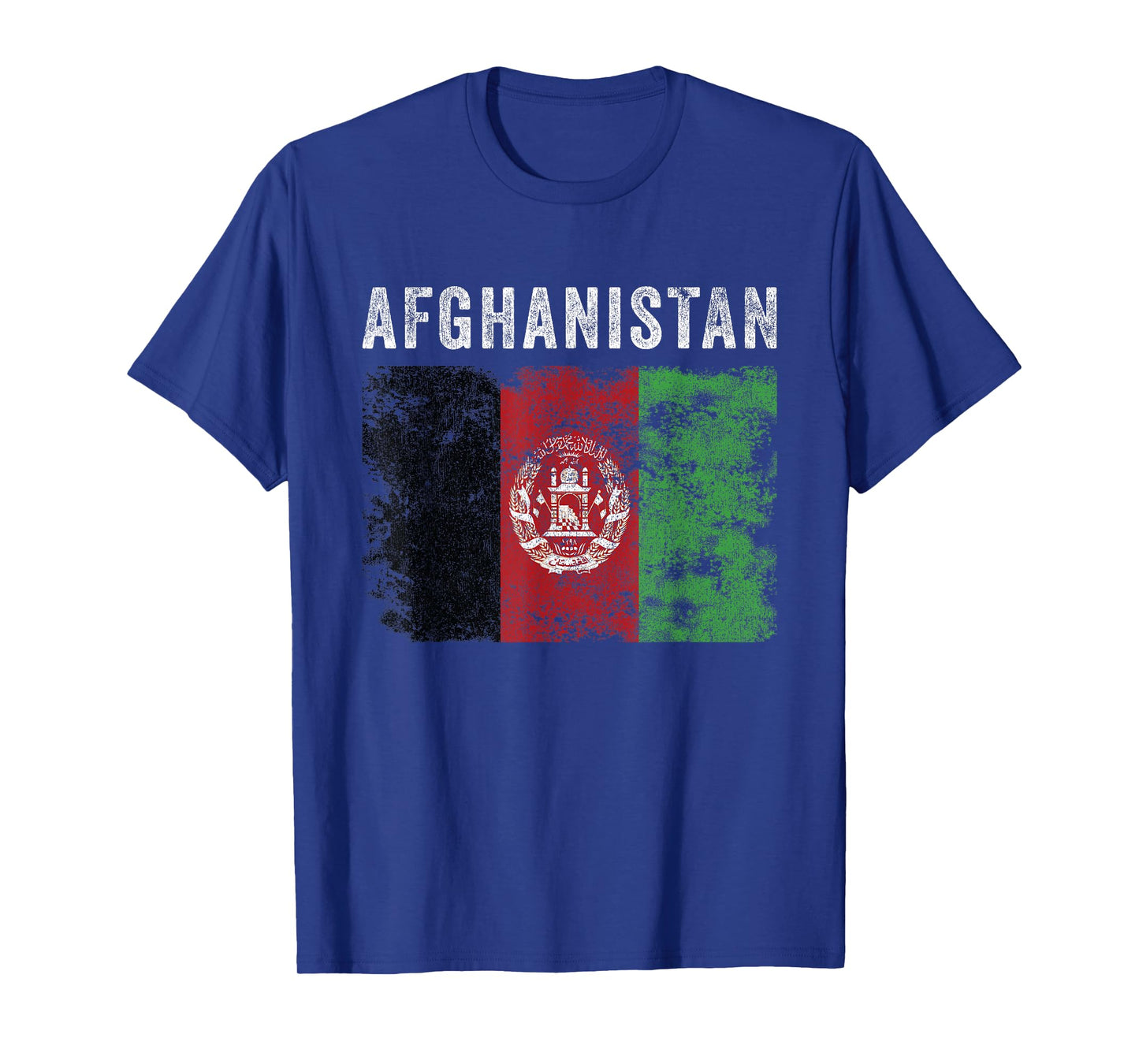 Afghanistan Flag Distressed - Men Women Kids - Afghan Flag T-Shirt