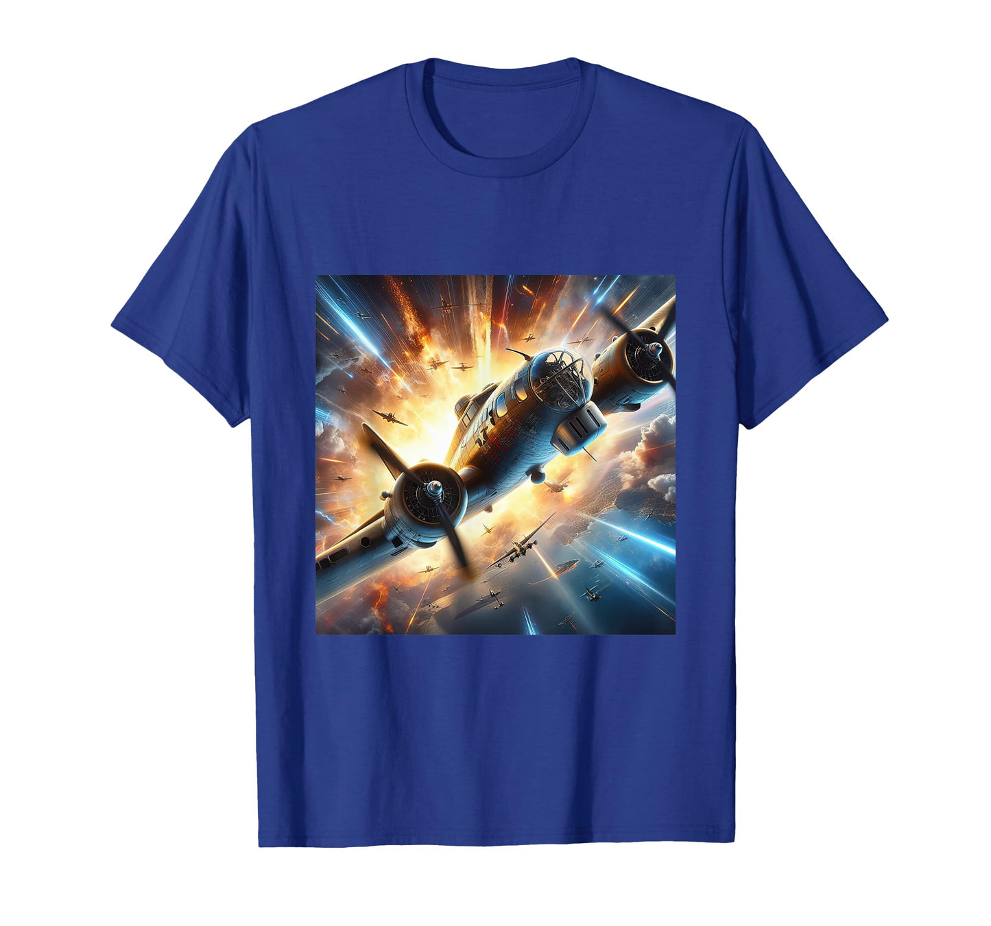 B-17 Flying Fortress WWII B17 USA Warplane T-Shirt