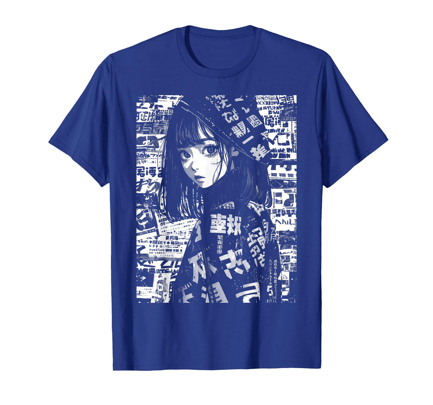 80s 90s Anime Manga Girl Kawaii Grunge Streetwear Harajuku T-Shirt