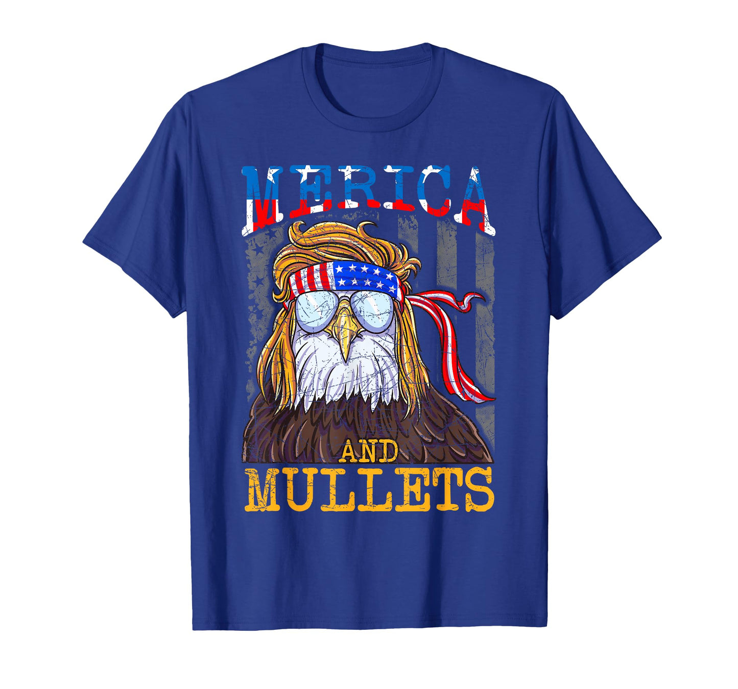 Eagle Mullet Merica Shirt, Funny Redneck Merica & Mullets T-Shirt