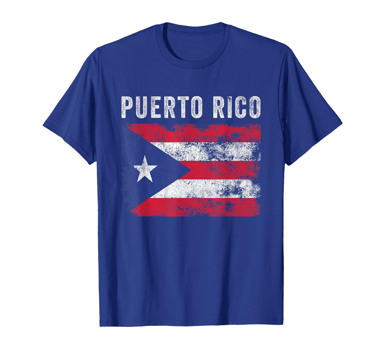 Puerto Rico Flag Distressed - Men Women - Puerto Rican Flag T-Shirt