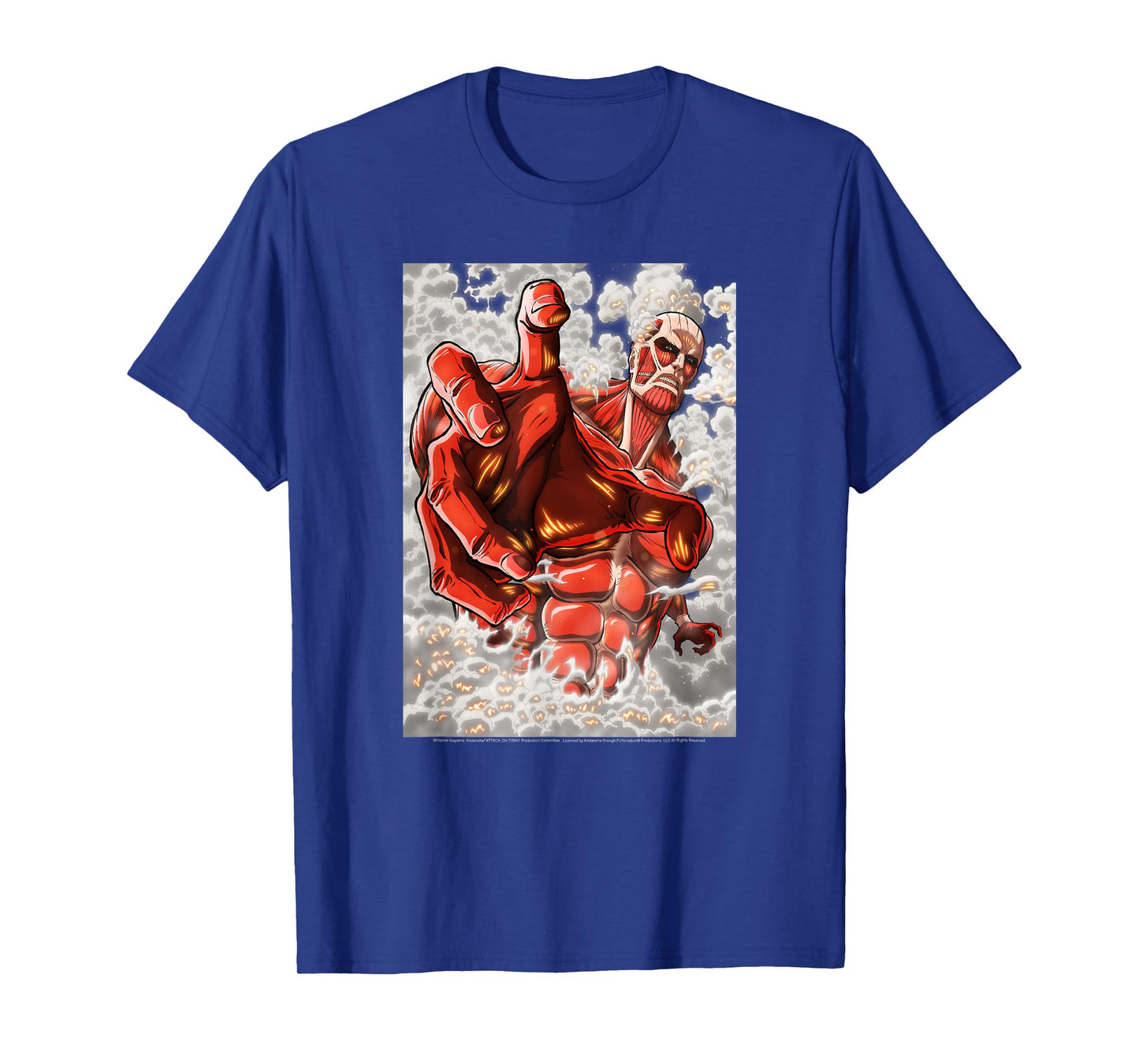 Attack on Titan Season 2 Reaching Colossal Titan Anime T-Shirt
