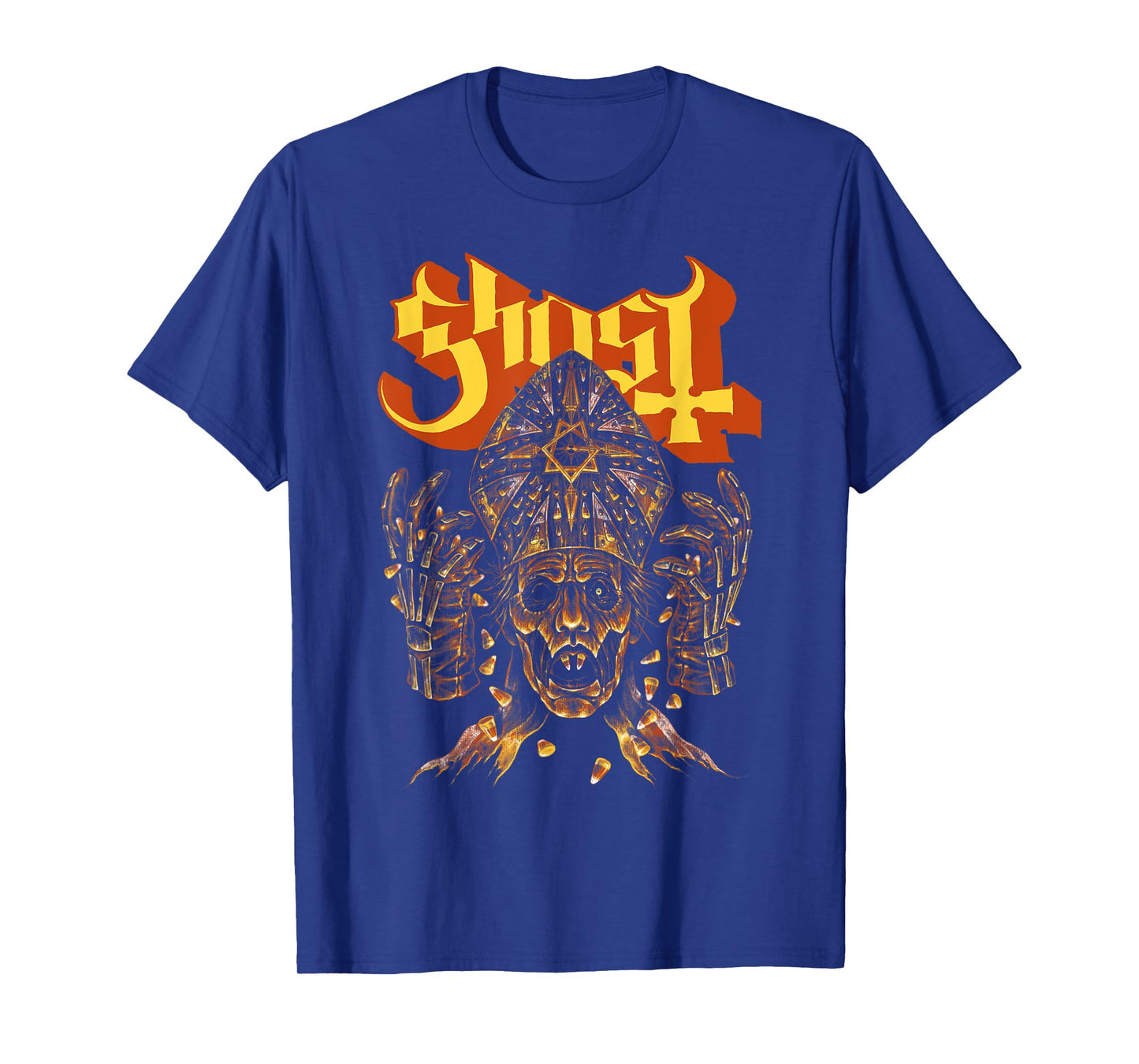 Ghost – Candy Corn Papa 4 Halloween T-Shirt