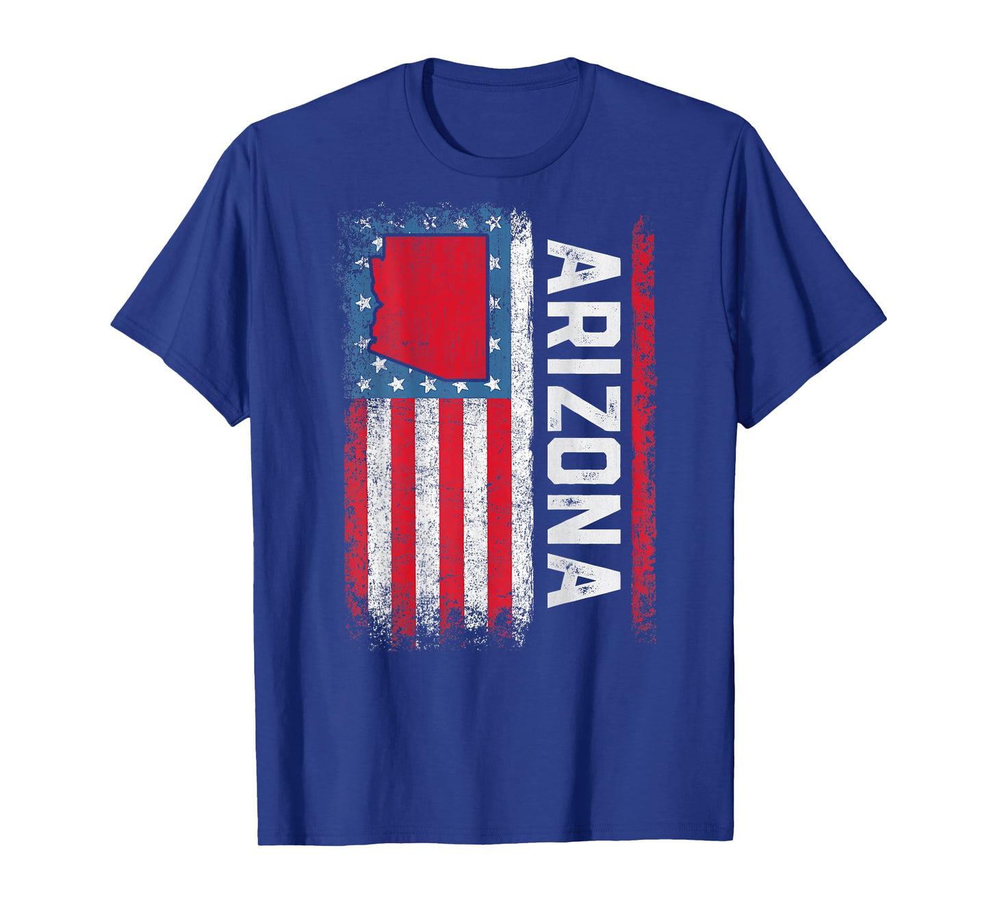 Vintage Arizona State USA Flag Shirt Arizona (On Back) T-Shirt