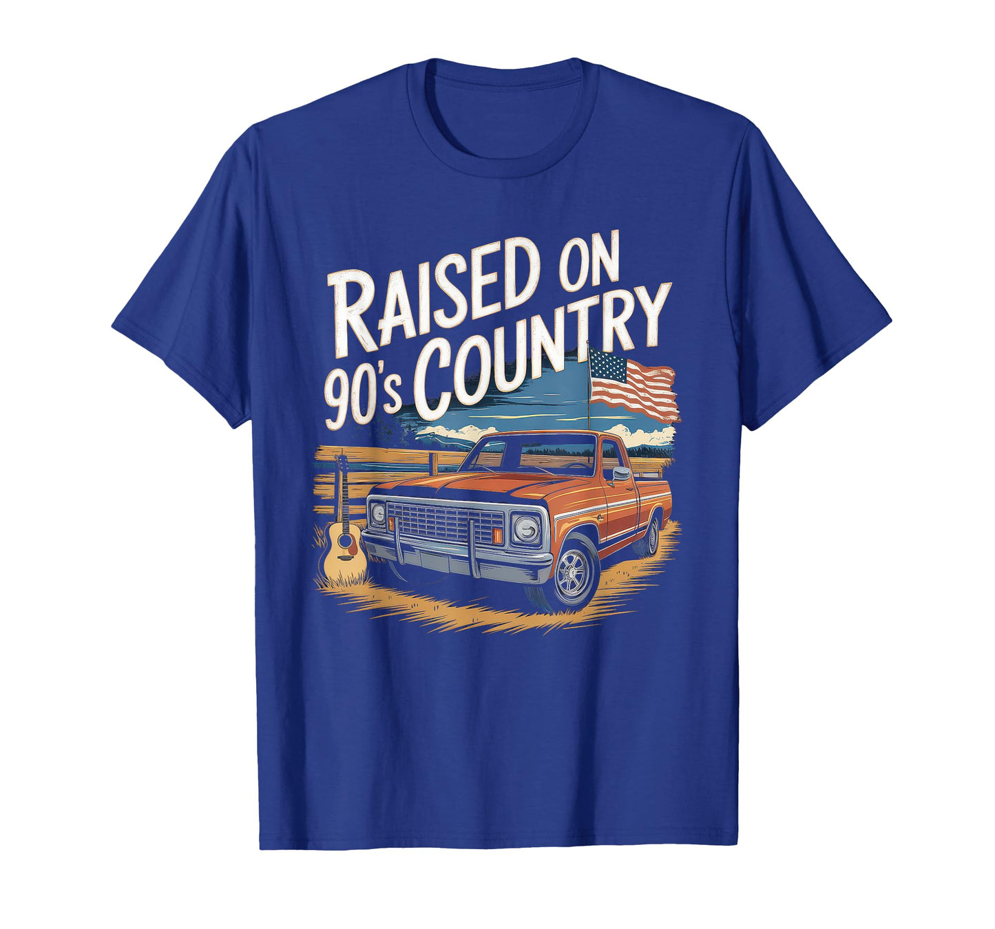 Raised on 90s Country Shirt Womens Music Cowgirl Cowboy T-Shirt